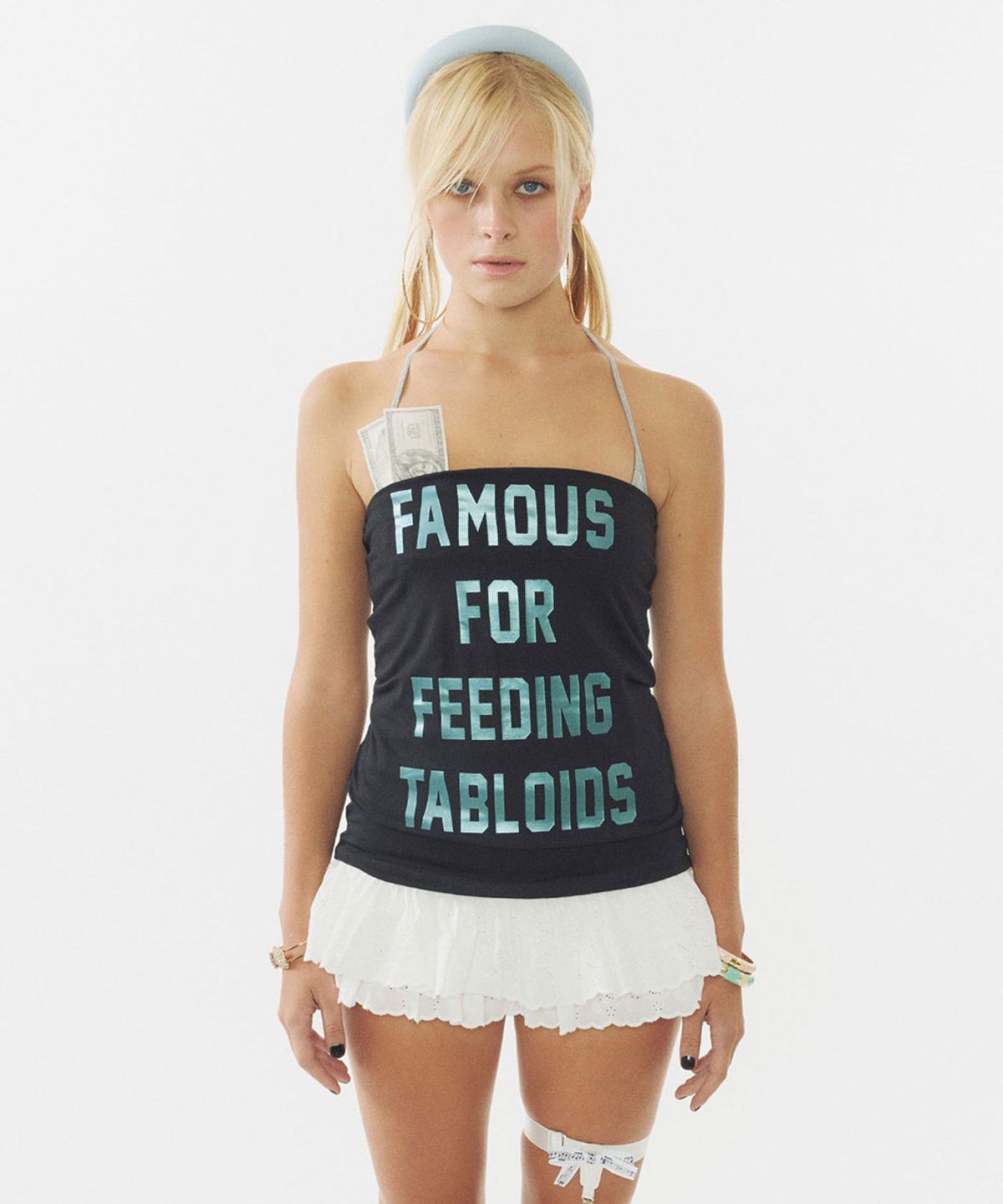 스컬프터(SCULPTOR) Tabloids Tube Top Black