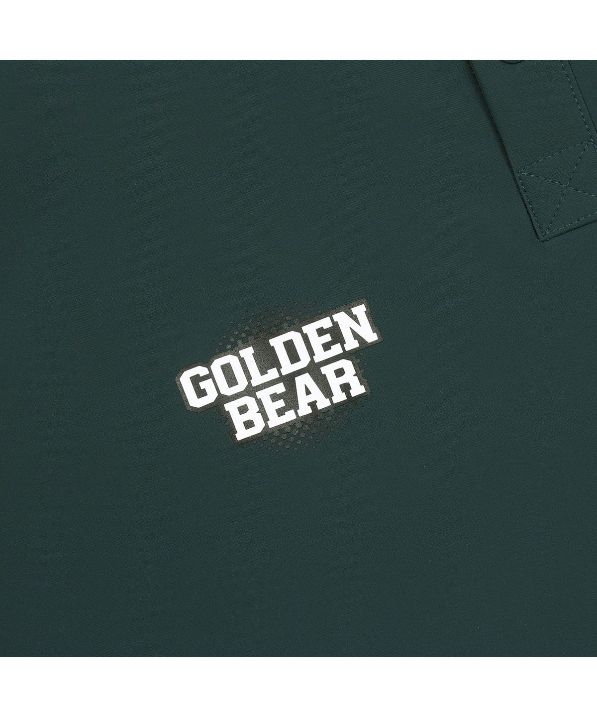 골든베어(GOLDEN BEAR) (M) Checker board patterned Logo Collar T-shirt G4TAM26411GRX