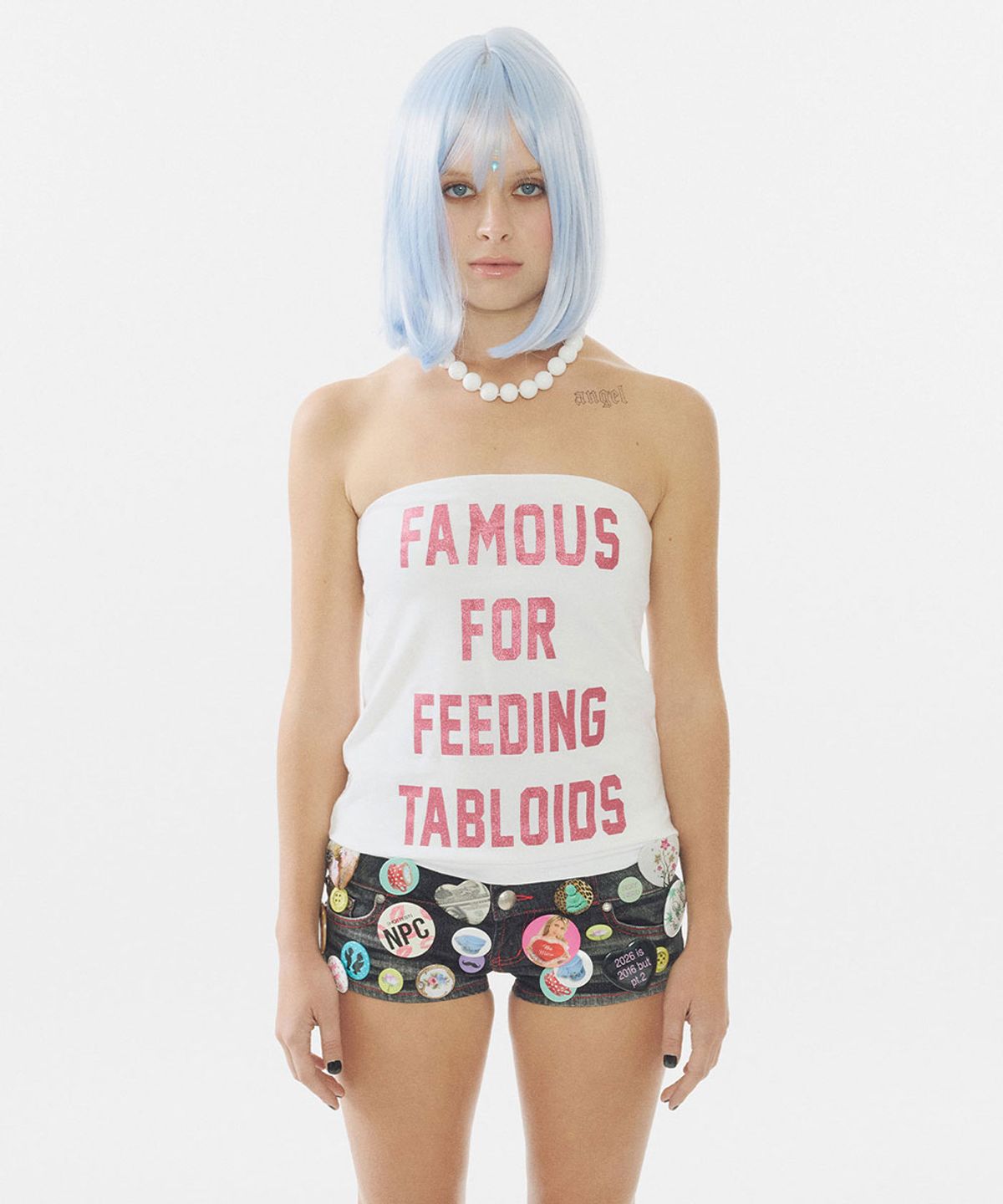 스컬프터(SCULPTOR) Tabloids Tube Top White