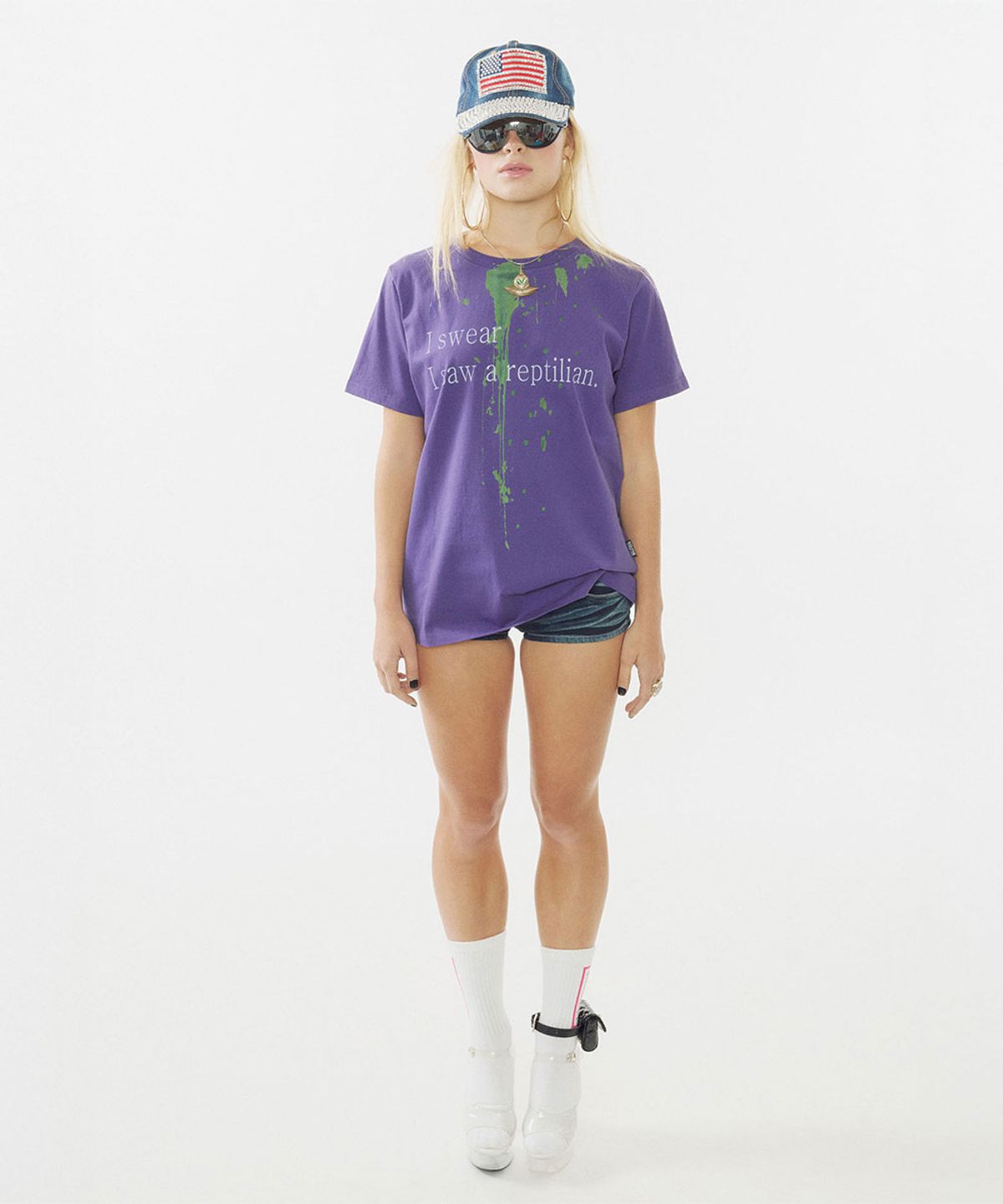 스컬프터(SCULPTOR) Raw Statement Tee Purple
