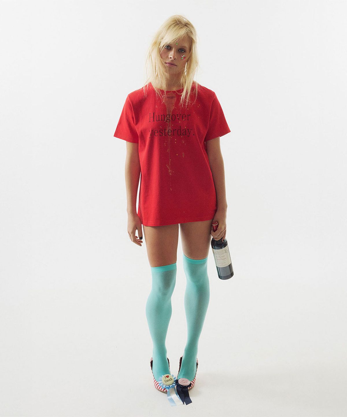 스컬프터(SCULPTOR) Raw Statement Tee Red