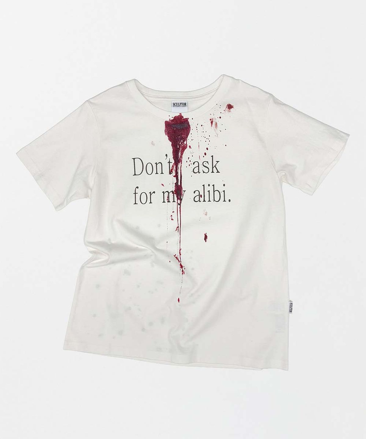 스컬프터(SCULPTOR) Raw Statement Tee White