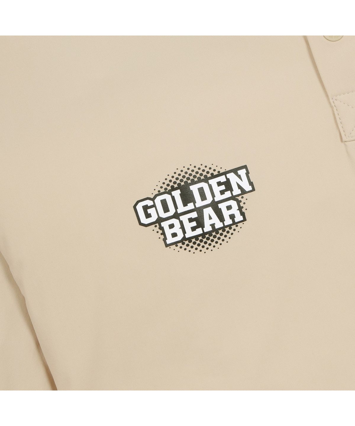 골든베어(GOLDEN BEAR) (M) Checker board patterned Logo Collar T-shirt G4TAM26411BEX