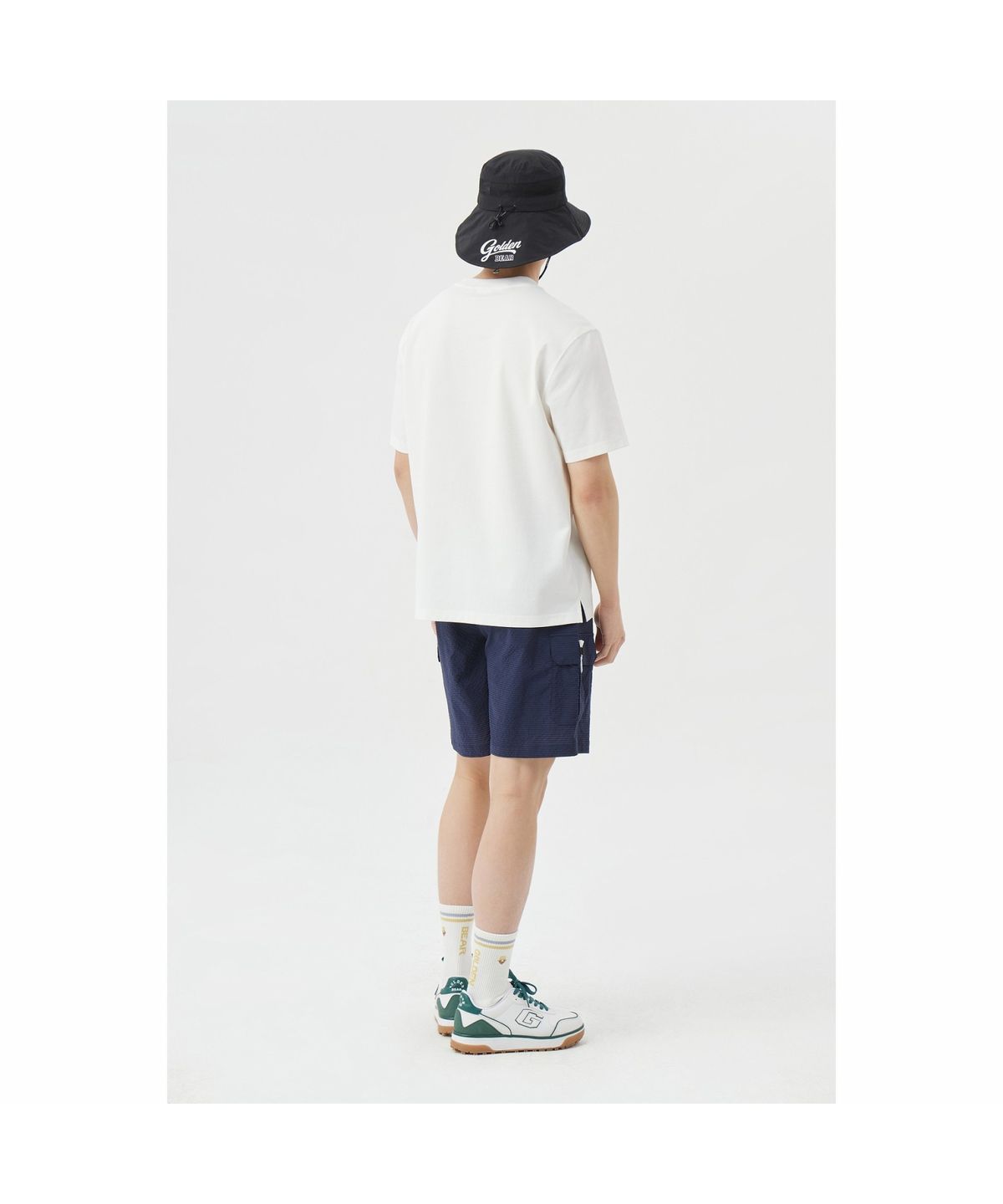 골든베어(GOLDEN BEAR) (M) Seersucker shorts G4PAM26331NYX