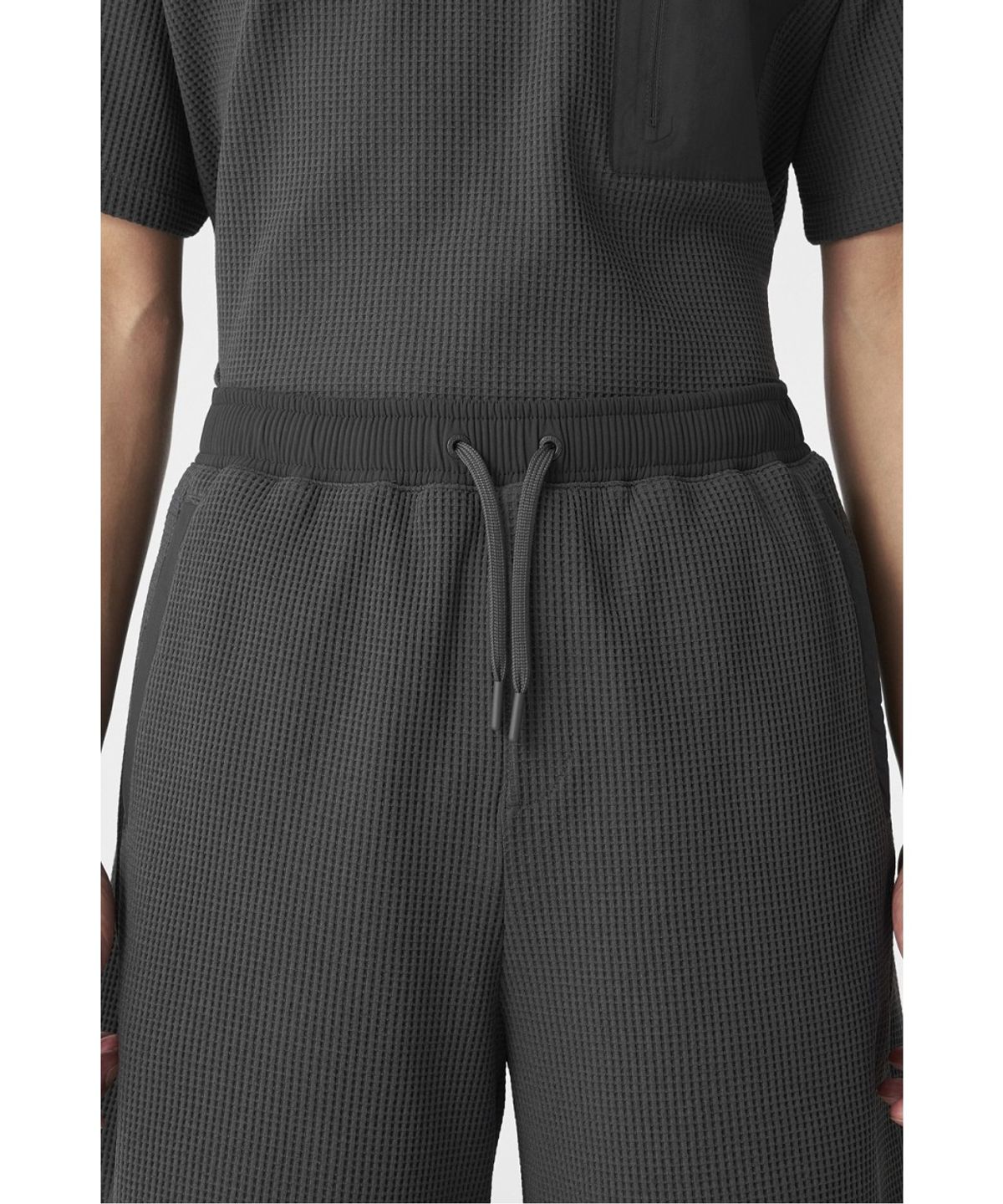 코오롱스포츠(KOLON SPORT) 남성 와플 6부 쇼츠 (SET-UP) TLPOM26581DGY