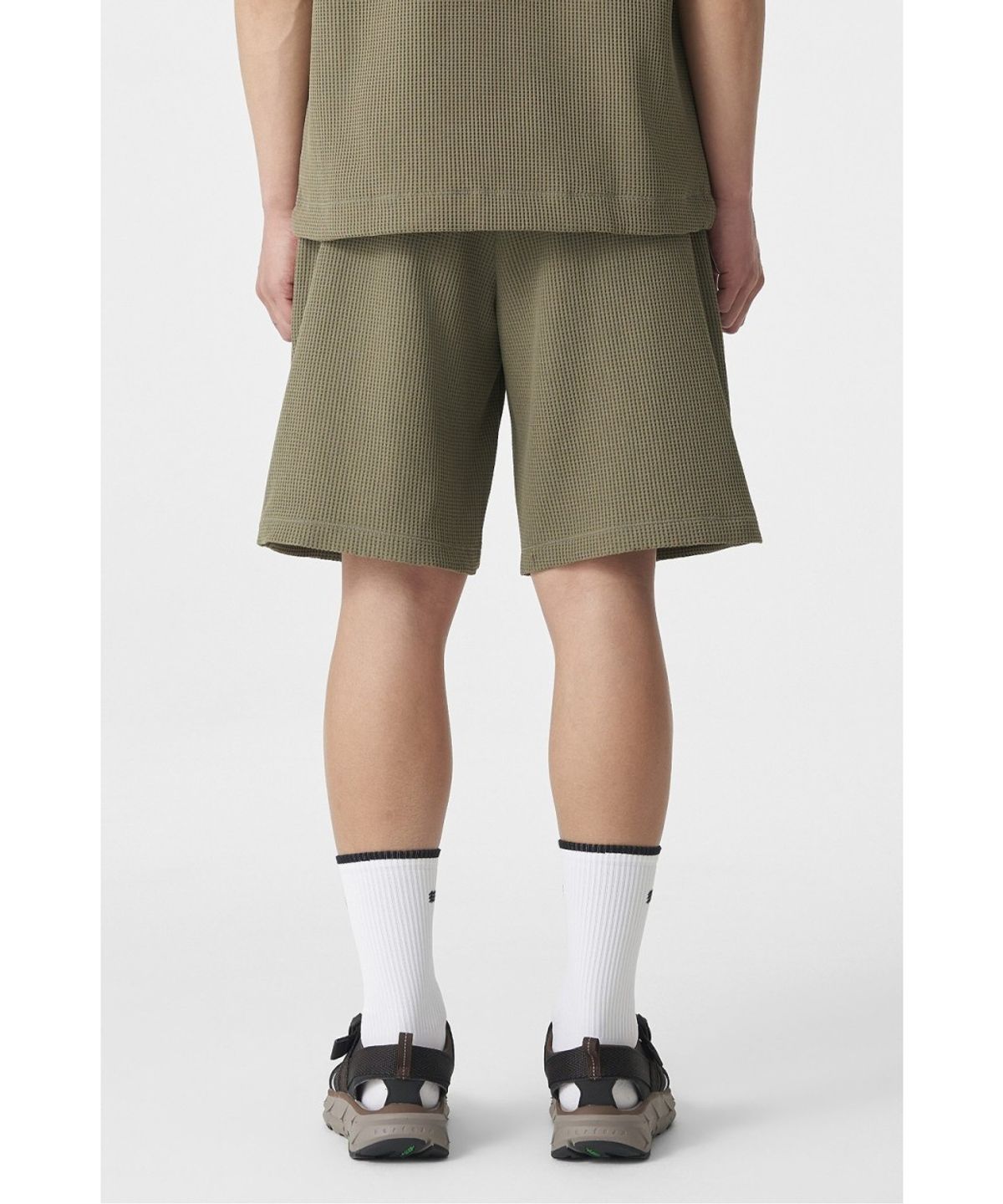 코오롱스포츠(KOLON SPORT) 남성 와플 6부 쇼츠 (SET-UP) TLPOM26581GKH