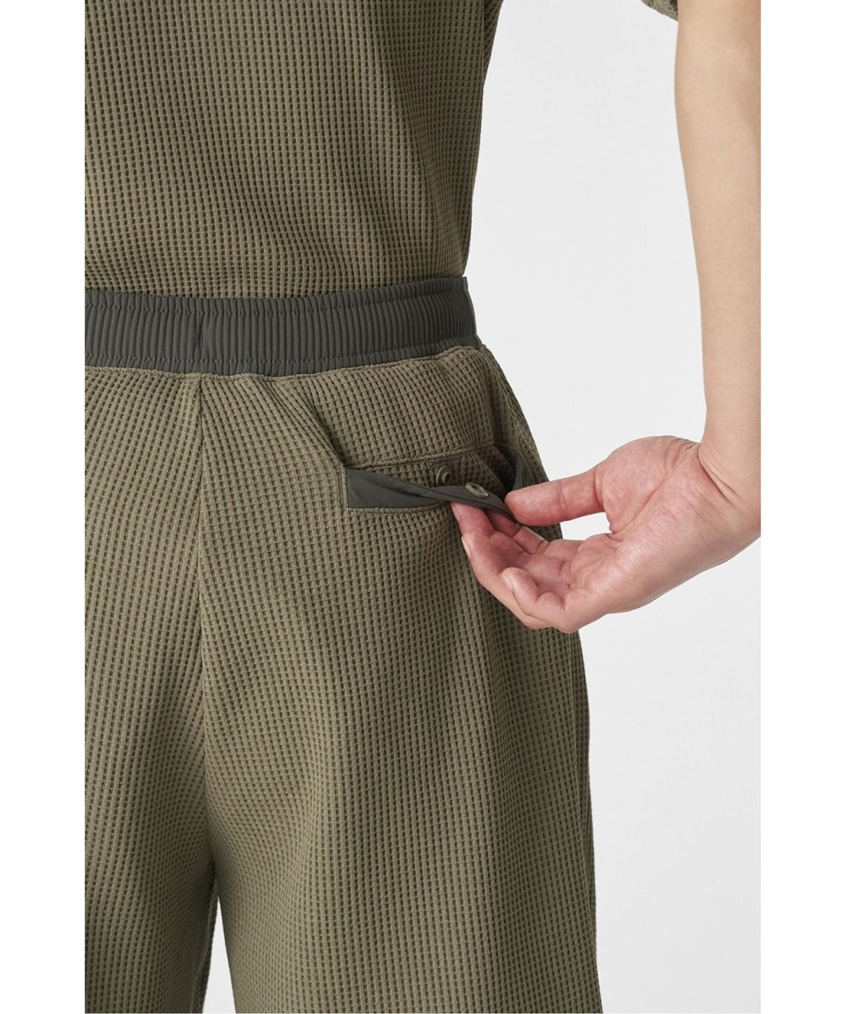 코오롱스포츠(KOLON SPORT) 남성 와플 6부 쇼츠 (SET-UP) TLPOM26581GKH