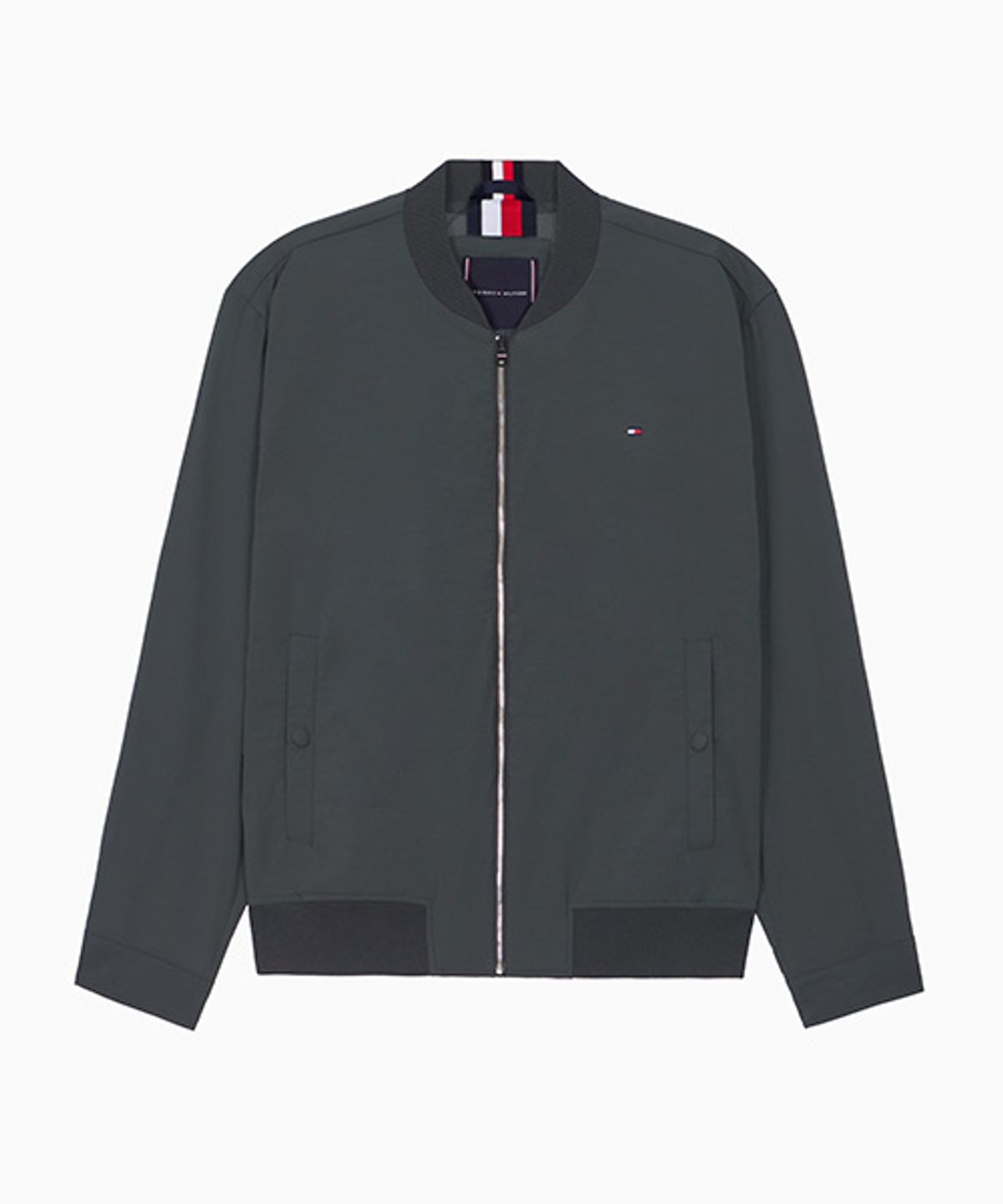 타미힐피거(TOMMY HILFIGER) 나일론 블렌드 레귤러 핏 봄버 자켓 (T12G1WOT702ML1M04)