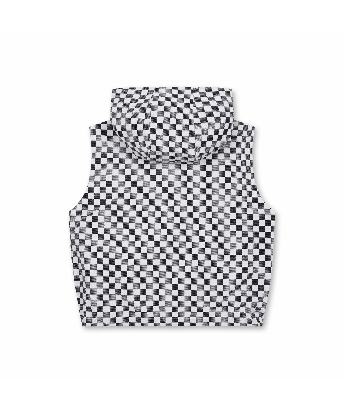 골든베어(GOLDEN BEAR) (W) Checker Boarder Hoody Vest (SET UP) G5VAM26311WHX