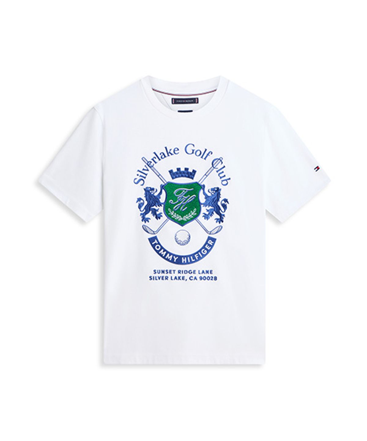 타미힐피거(TOMMY HILFIGER) 컨트리 클럽 인터록 티셔츠 (T12G1TPO680MT1YBR)