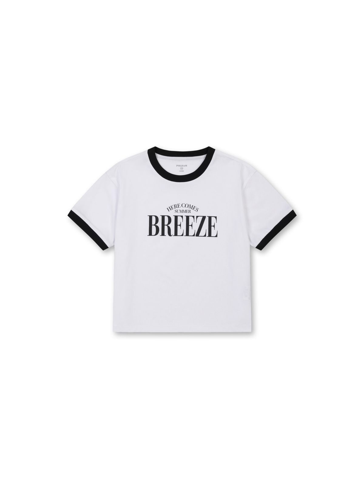 폴햄키즈(POLHAM KIDS) 여아 소프티 링거 루즈핏 반팔티_PKG2TS2051