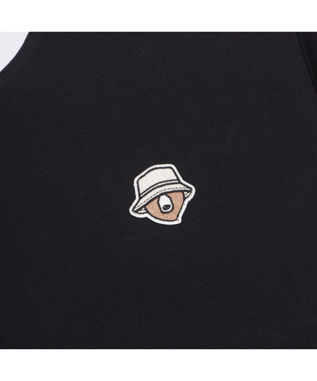 골든베어(GOLDEN BEAR) (W) Mesh Lined Sleeve T-shirt G5TAM26401BKX