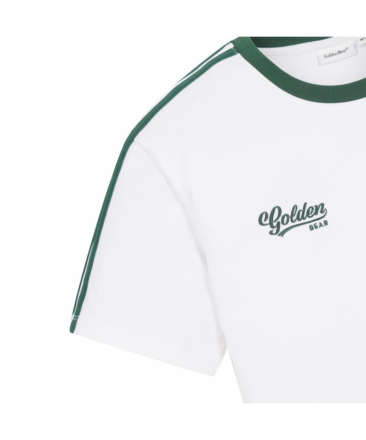 골든베어(GOLDEN BEAR) (W) Mesh Lined Sleeve T-shirt G5TAM26401IVX