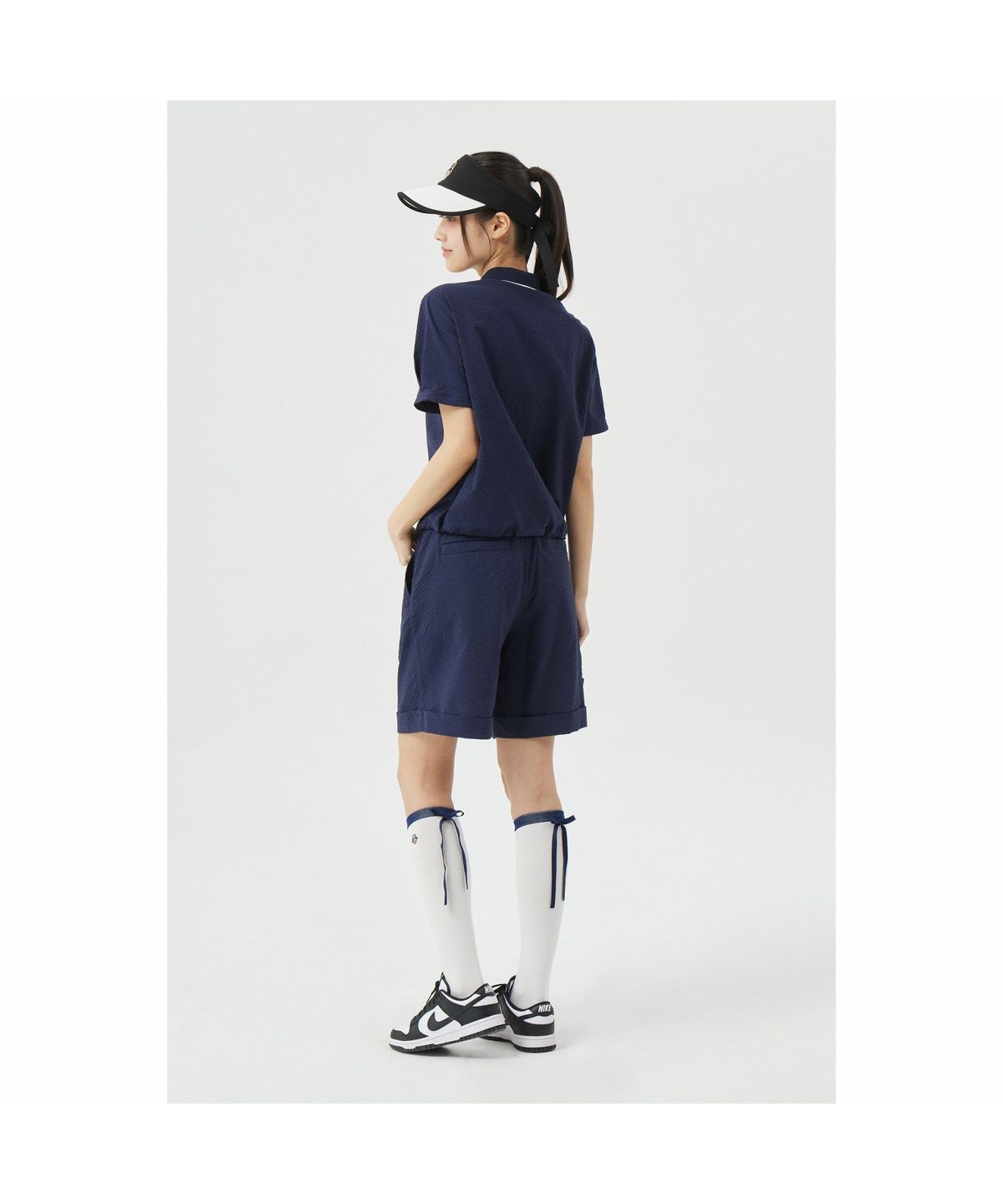 골든베어(GOLDEN BEAR) (W) Seersucker Shorts G5PAM26331NYX