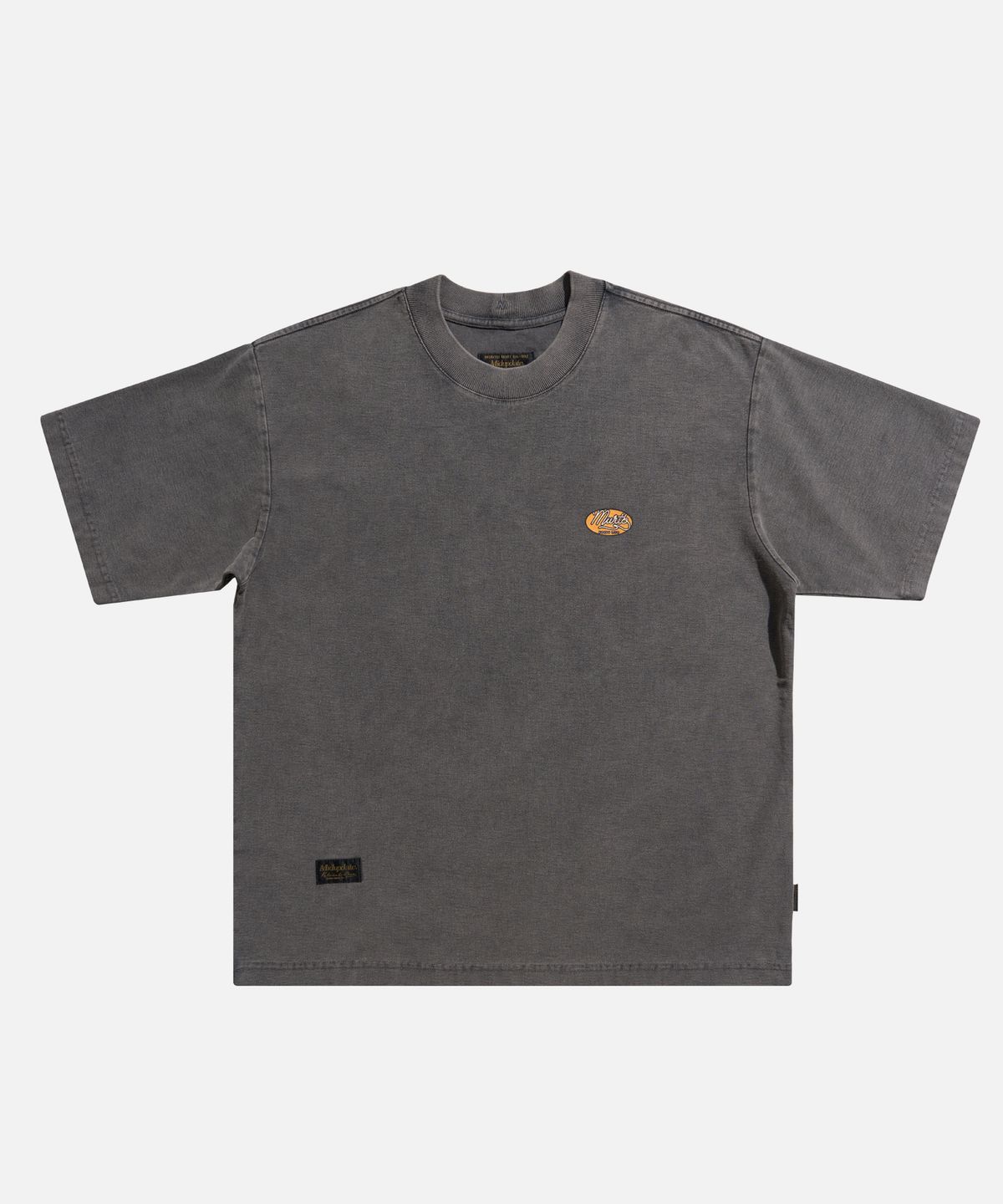 미드업데이트(MIDUPDATE) Grand prix heritage T shirts Charcoal