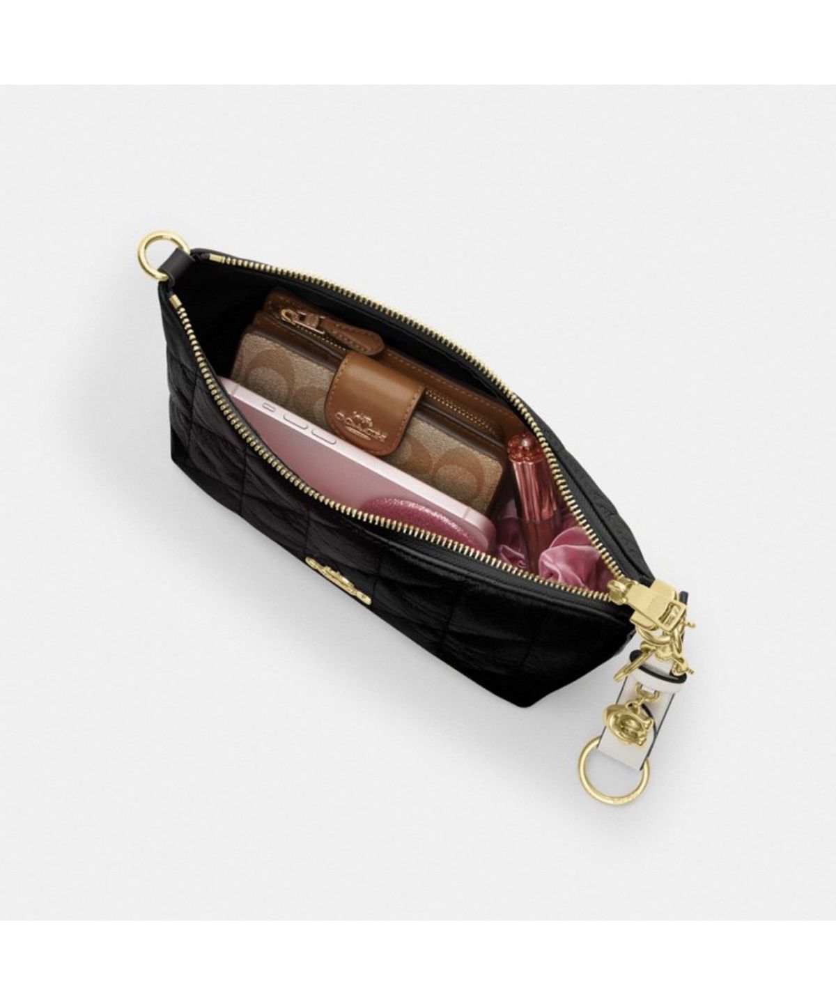 코치(COACH) 케이틀린 숄더 백 위드 퀼팅 CDZ88 IMBLK