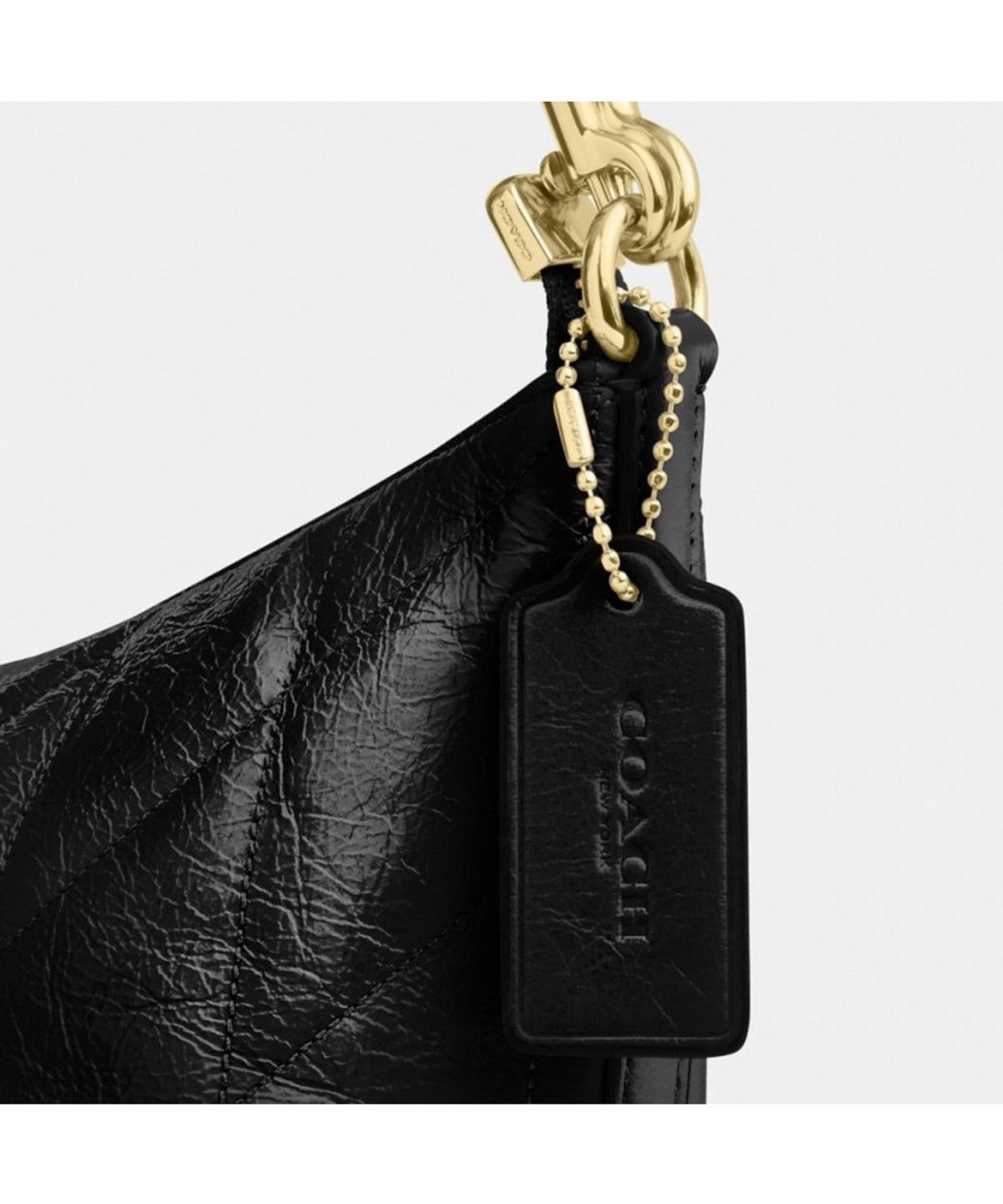 코치(COACH) 케이틀린 숄더 백 위드 퀼팅 CDZ88 IMBLK