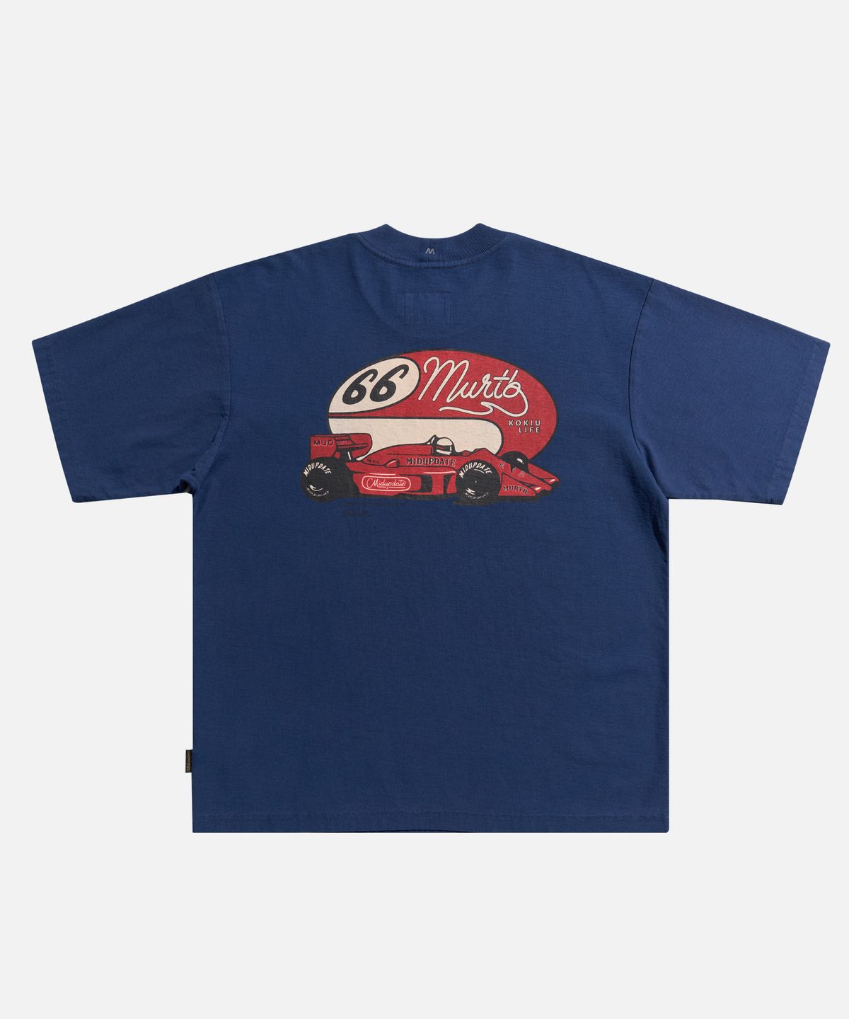 미드업데이트(MIDUPDATE) Grand prix heritage T shirts Blue