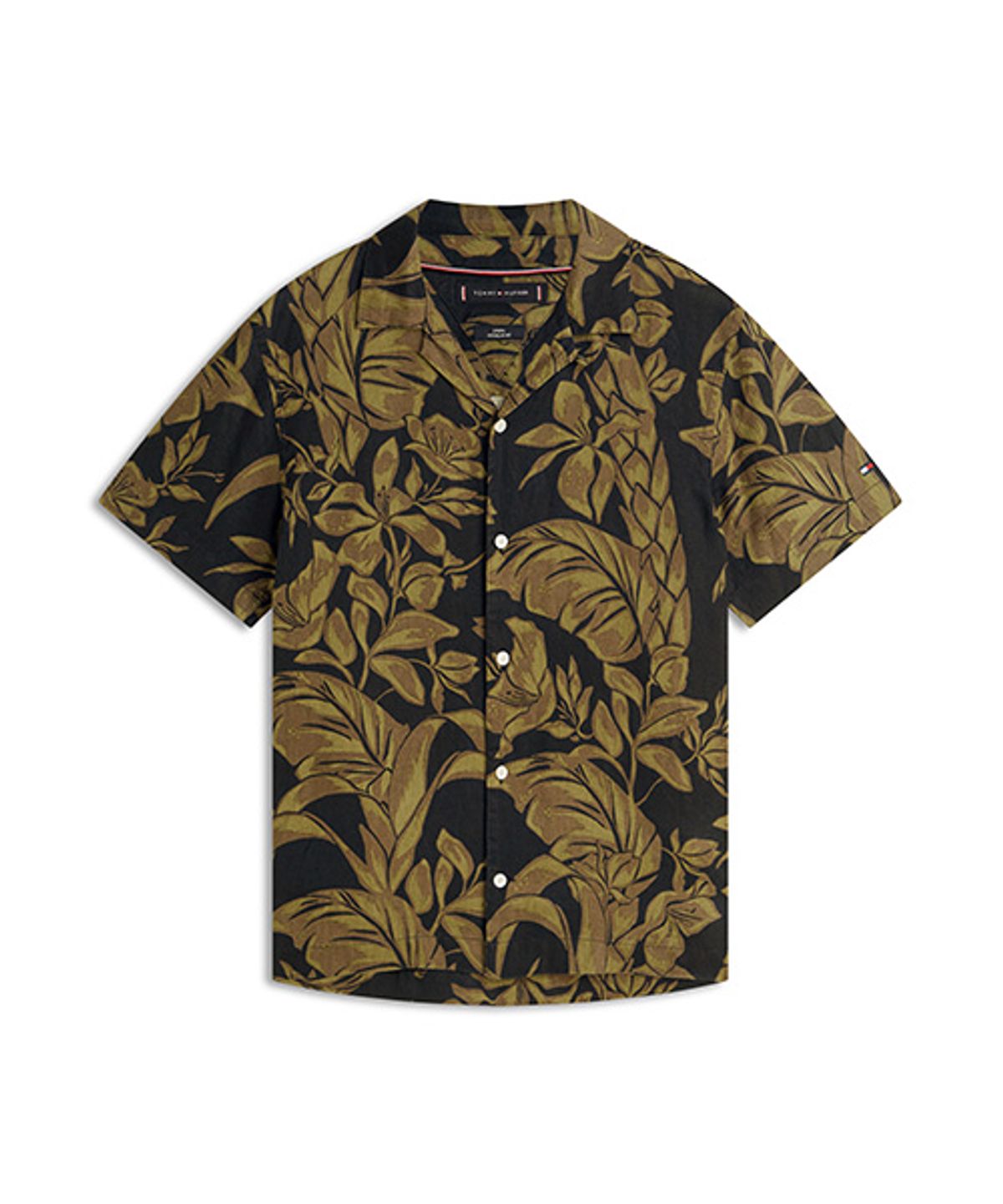 타미힐피거(TOMMY HILFIGER) [Regula fit] 린넨 플로럴 프린트 셔츠 (T12G1WSH610MT1C1G)