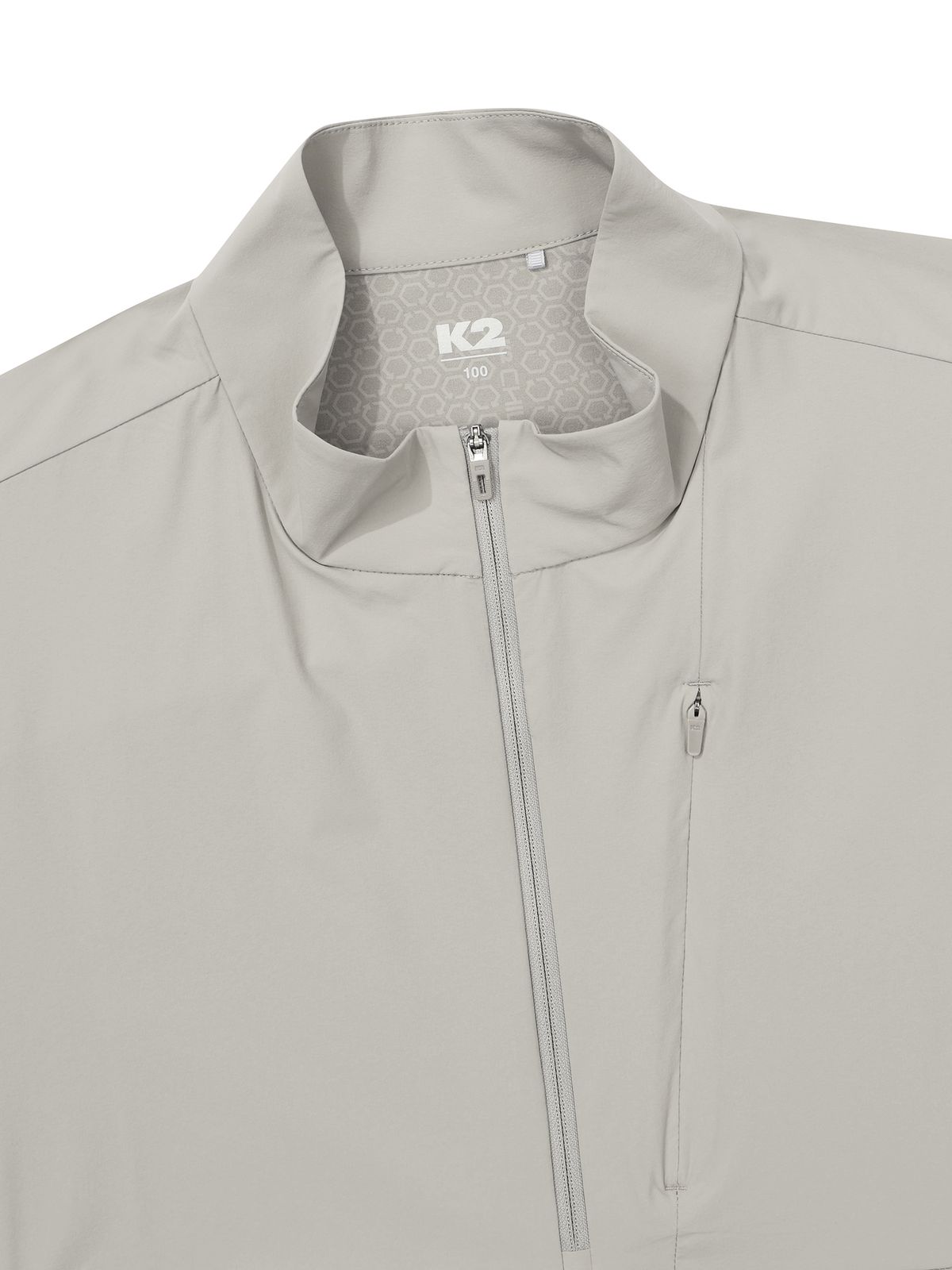 케이투(K2) CHILL360 반팔 집업_Grayish BEIGE