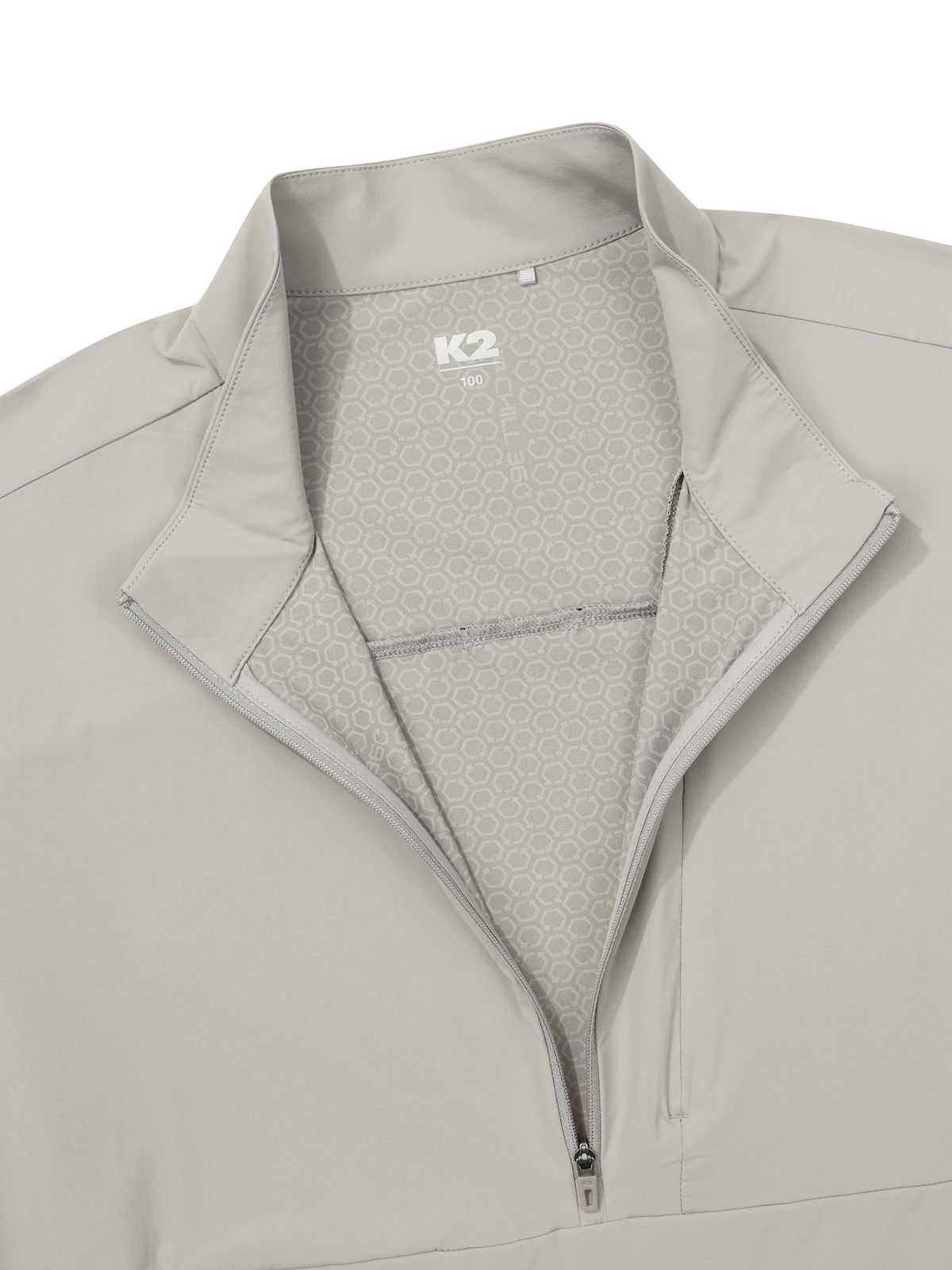 케이투(K2) CHILL360 반팔 집업_Grayish BEIGE