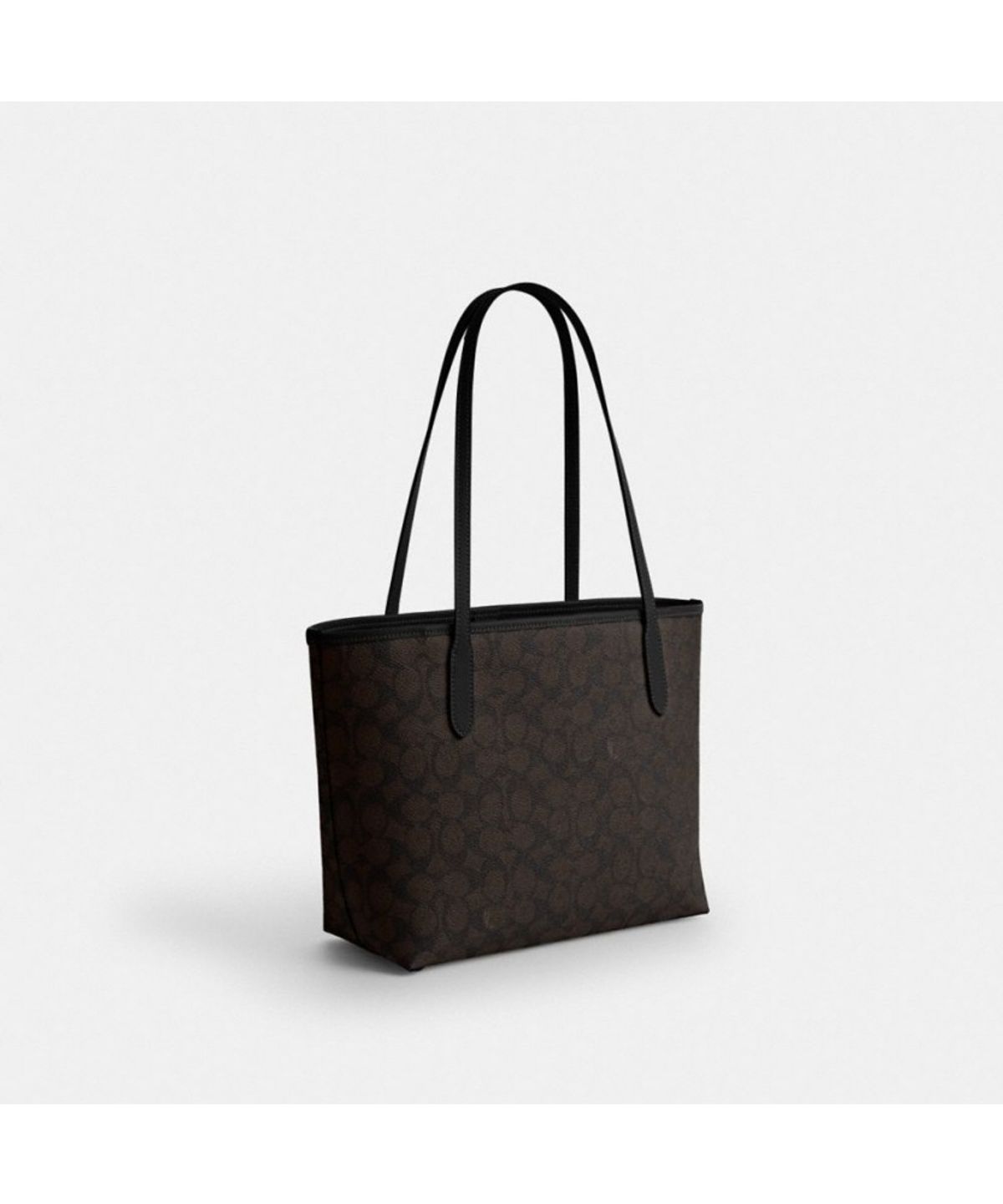 코치(COACH) 미디엄 시티 토트 백 인 시그니처 캔버스 CDX82 IMXAQ