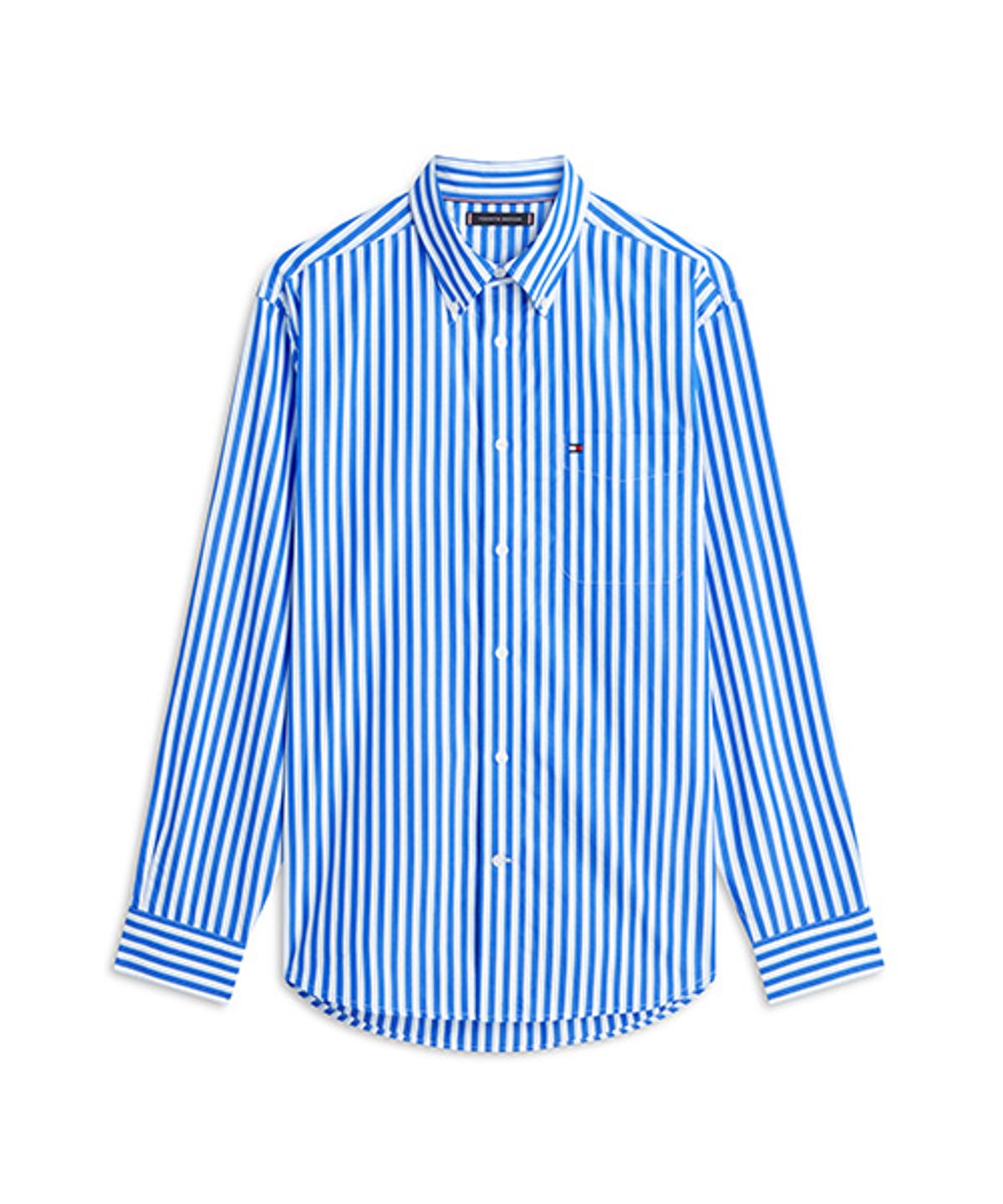 타미힐피거(TOMMY HILFIGER) [Relax fit] 베스트 레벨 스트라이프 셔츠 (T12G1WSH630MT10A4)