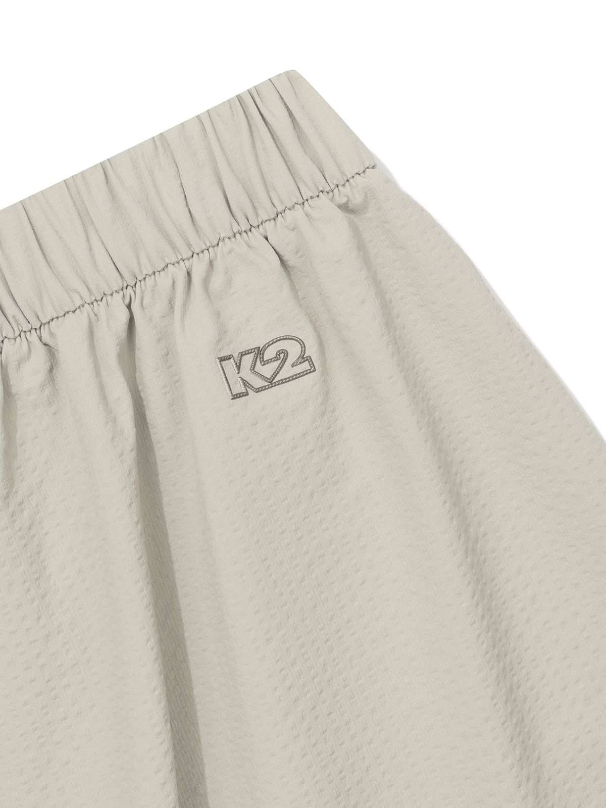 케이투(K2) 시원서커 DRY ICE 8부 와이드 팬츠 W_Sand beige