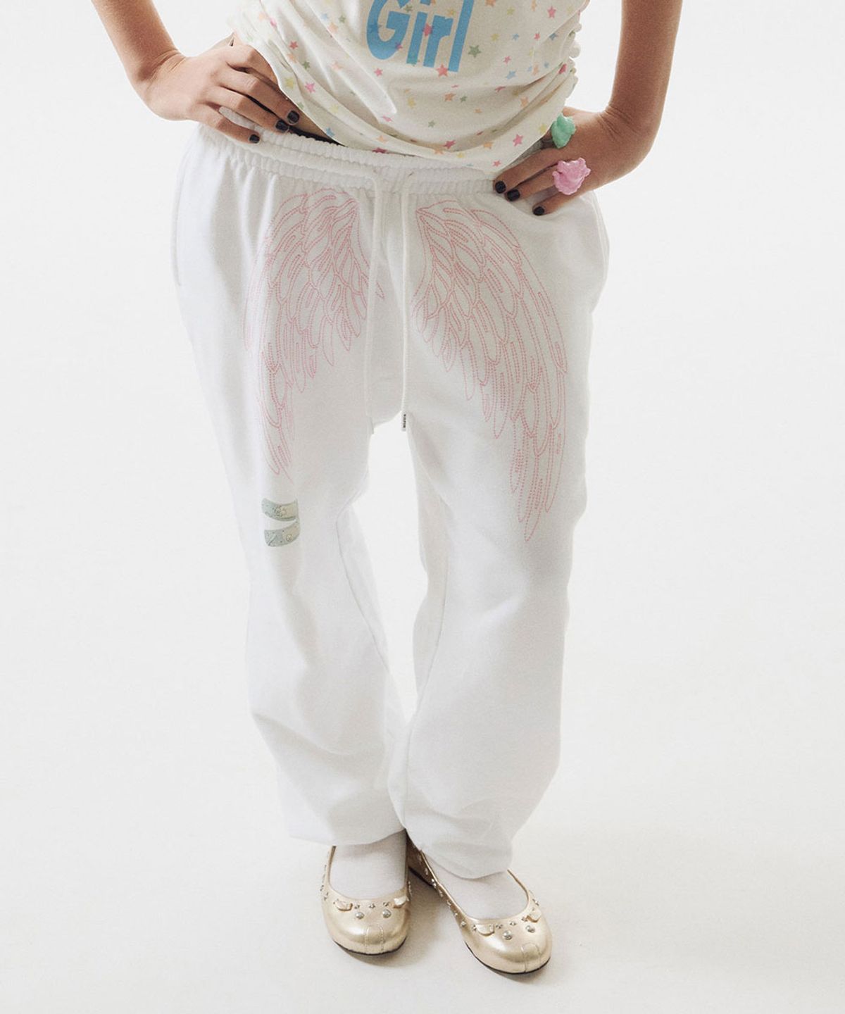스컬프터(SCULPTOR) Angelic Sweatpants White