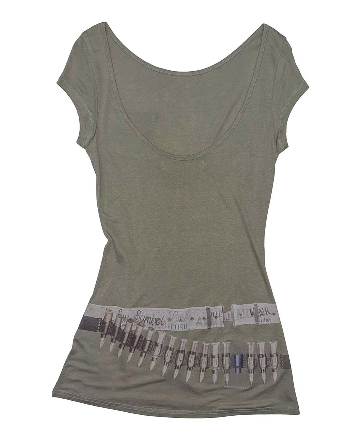 스컬프터(SCULPTOR) Bullet Gloss Dress Khaki