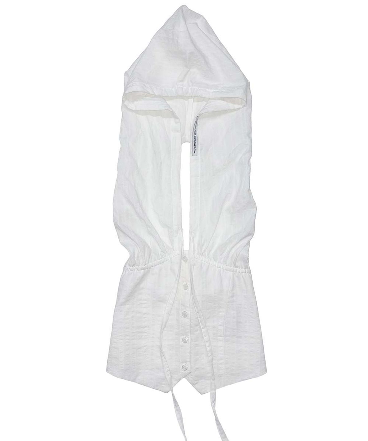 스컬프터(SCULPTOR) Cowgirl Hoodie Vest White