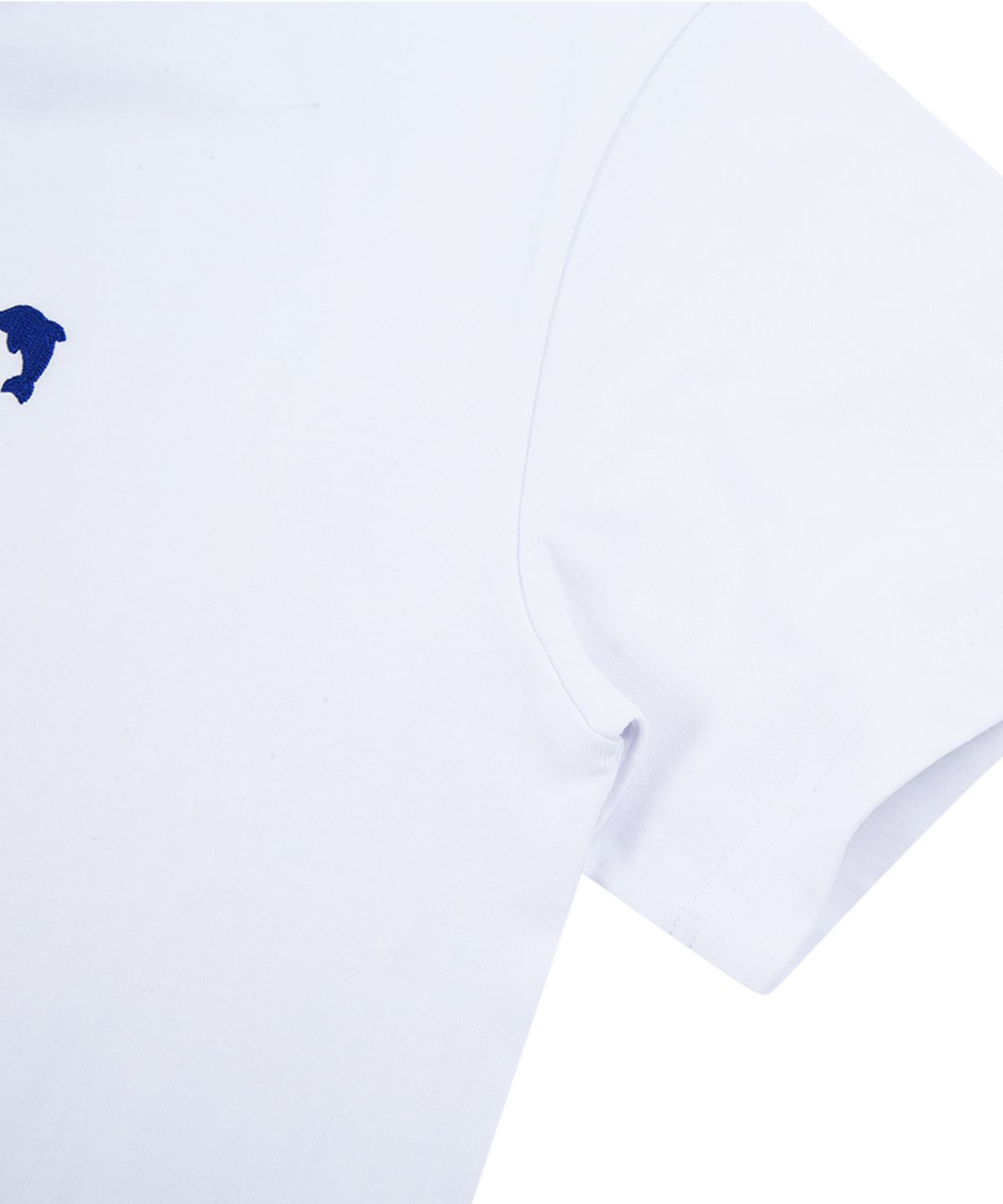돌핀웨이브어패럴(DOLPHIN WAVE APPAREL) [2PACK] 돌핀 미니 체인자수 16수 반팔티셔츠 화이트&쿨그레이 2팩