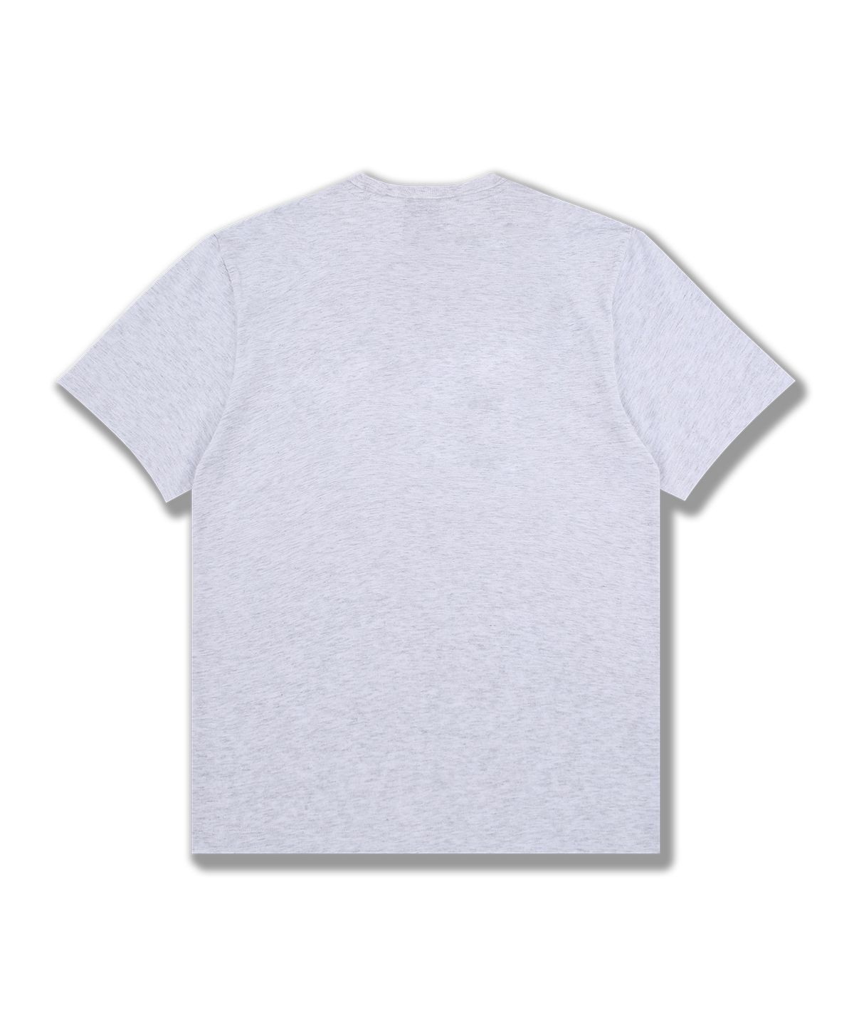 돌핀웨이브어패럴(DOLPHIN WAVE APPAREL) [2PACK] 돌핀 미니 체인자수 16수 반팔티셔츠 화이트&쿨그레이 2팩