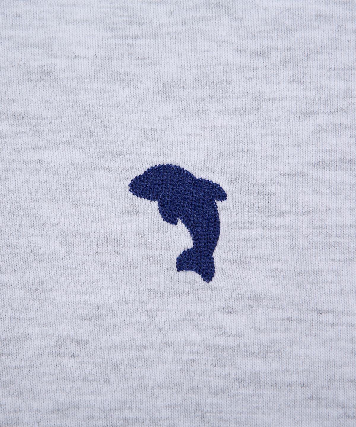 돌핀웨이브어패럴(DOLPHIN WAVE APPAREL) [2PACK] 돌핀 미니 체인자수 16수 반팔티셔츠 화이트&쿨그레이 2팩