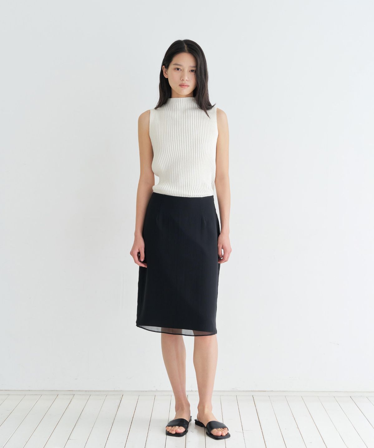 로트(LOTE) Italy Wholegarment Vest_Ivory