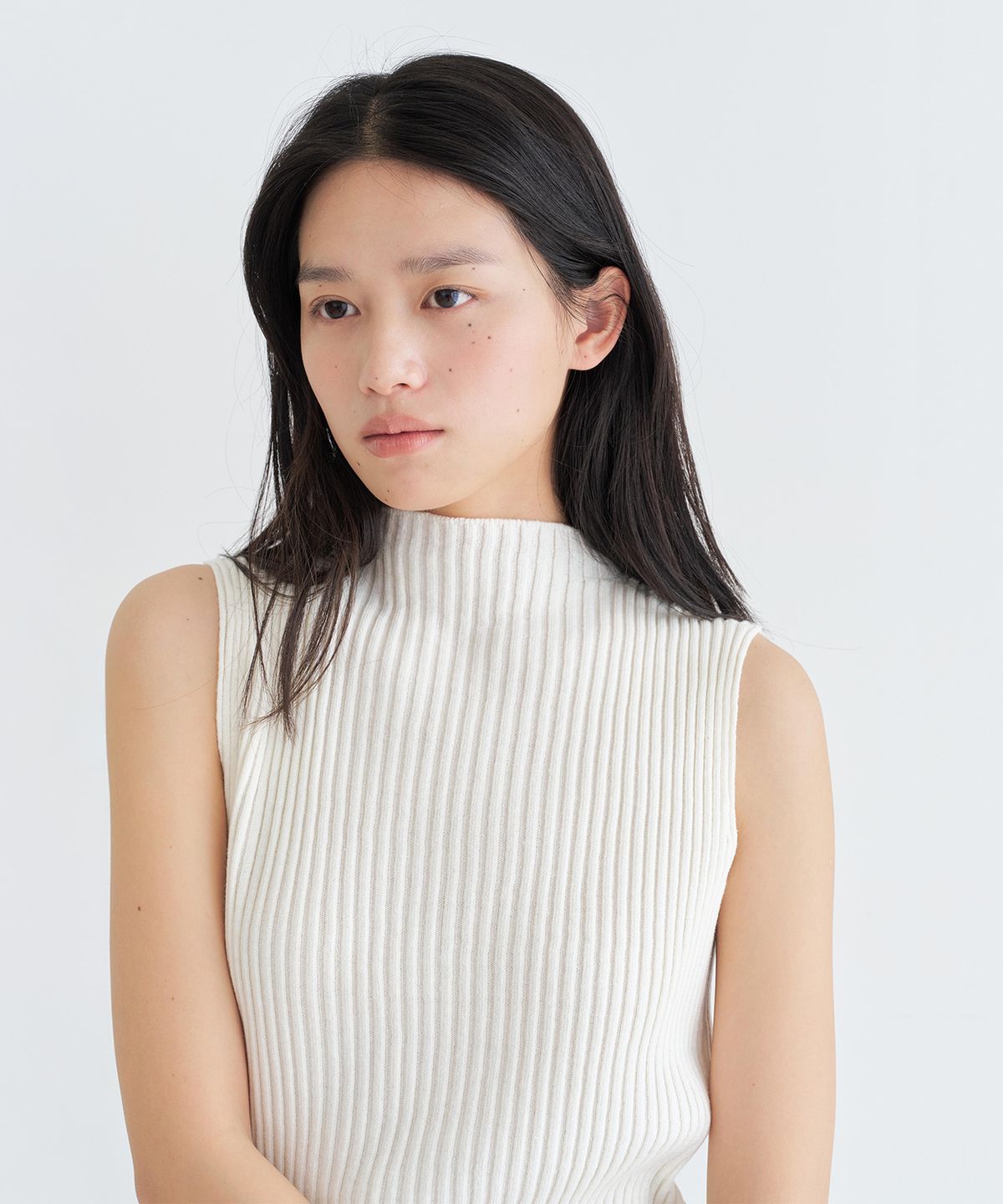로트(LOTE) Italy Wholegarment Vest_Ivory