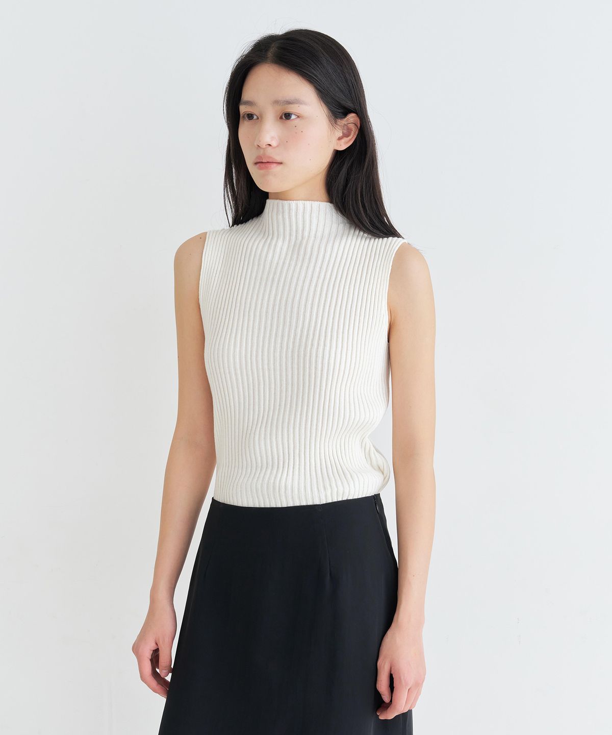로트(LOTE) Italy Wholegarment Vest_Ivory