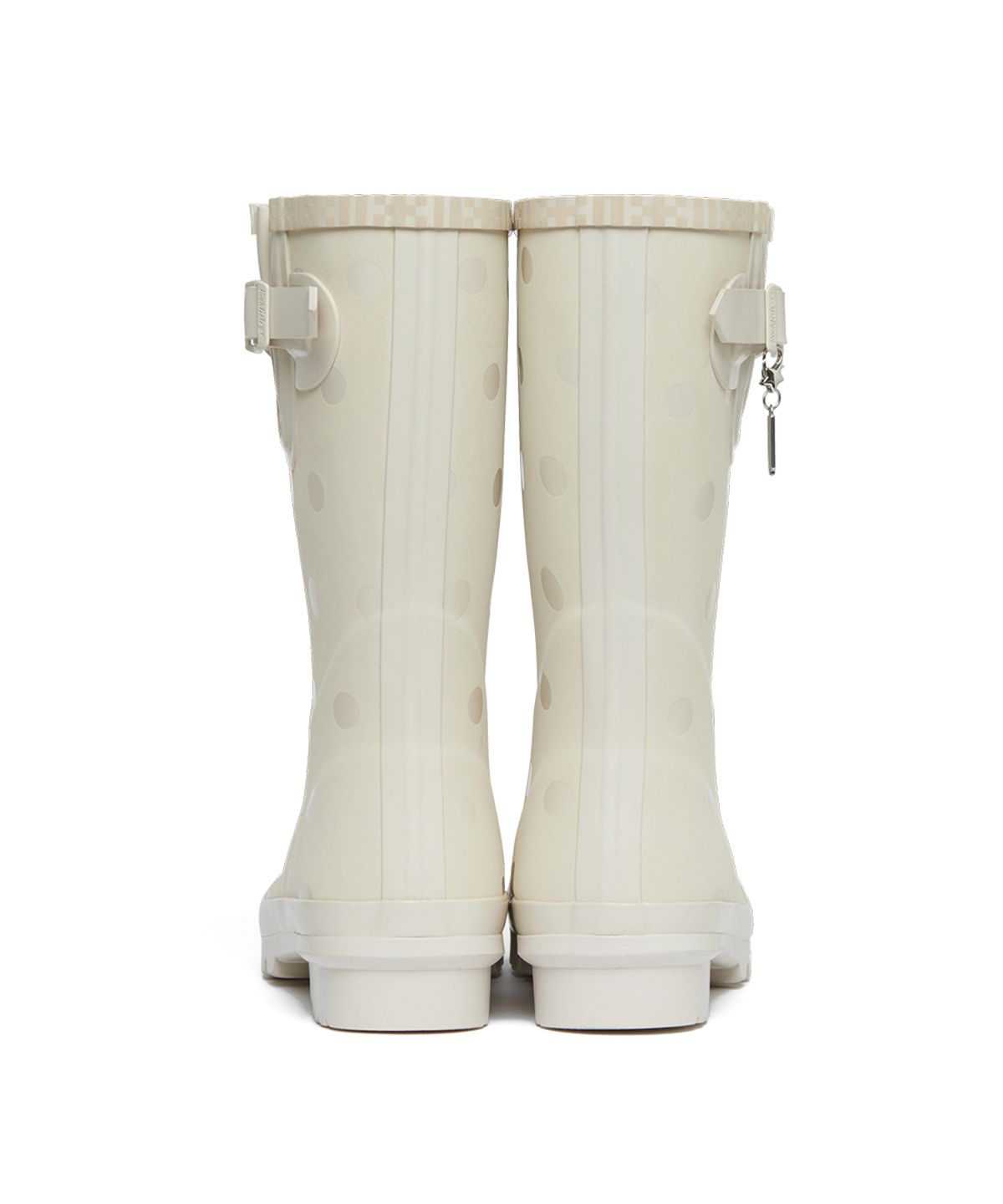 락피쉬웨더웨어(ROCKFISH WEATHERWEAR) [× ILLIT] ORIGINAL RAIN BOOTS SHORT DOT - IVORY