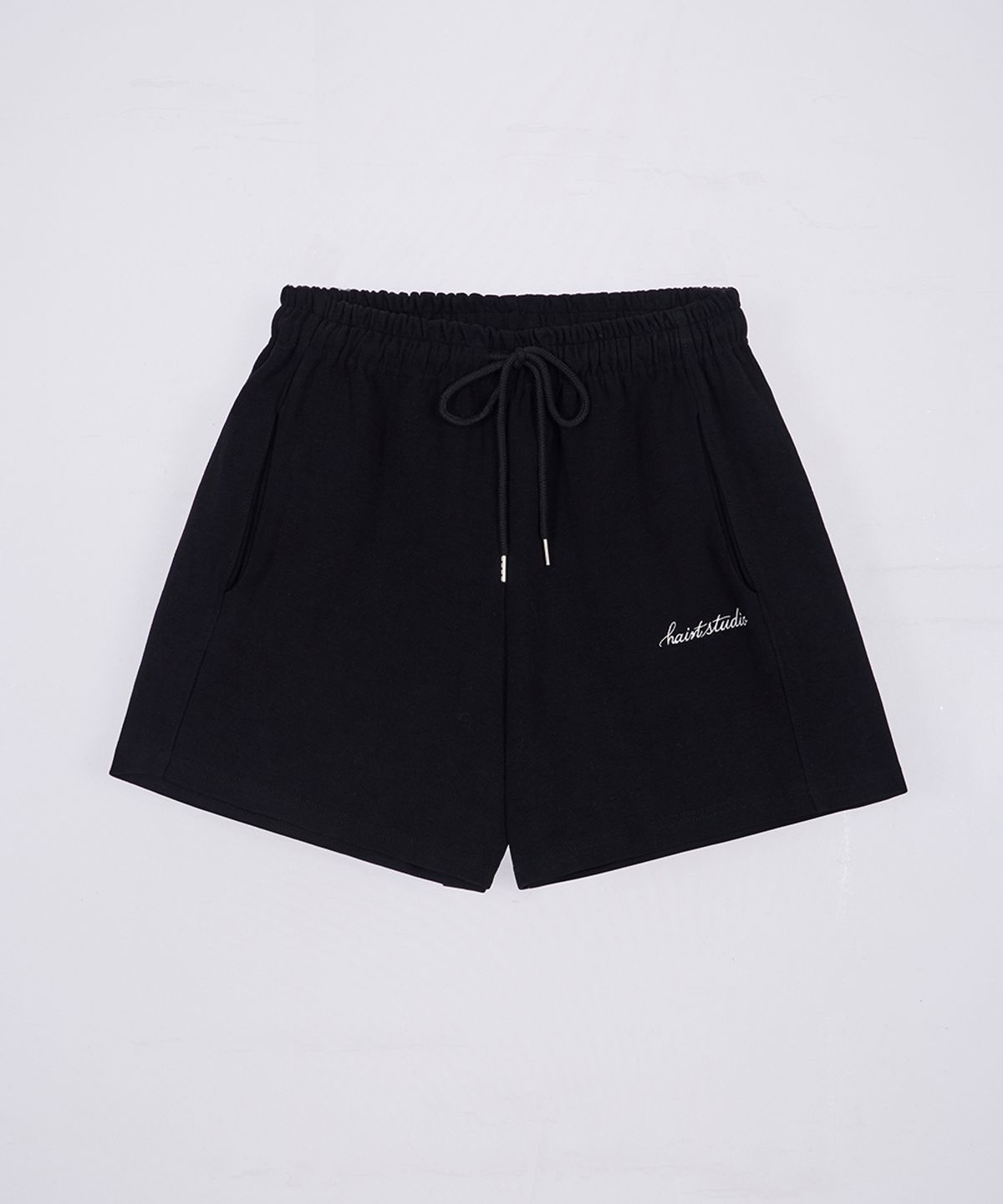 헤인트(HAINT) HEAVY COTTON TRAINING SHORT PANTS 3COL_BLACK