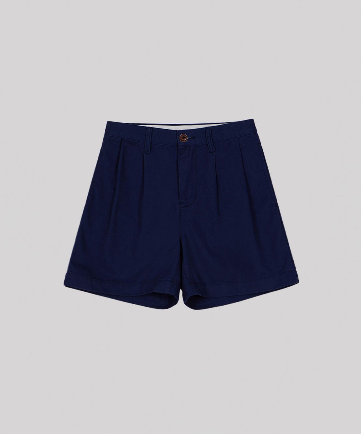 헤인트(HAINT) CLASSIC STANDARD STRAIGHT FIT COTTON SHORT PANTS 4COL_NAVY