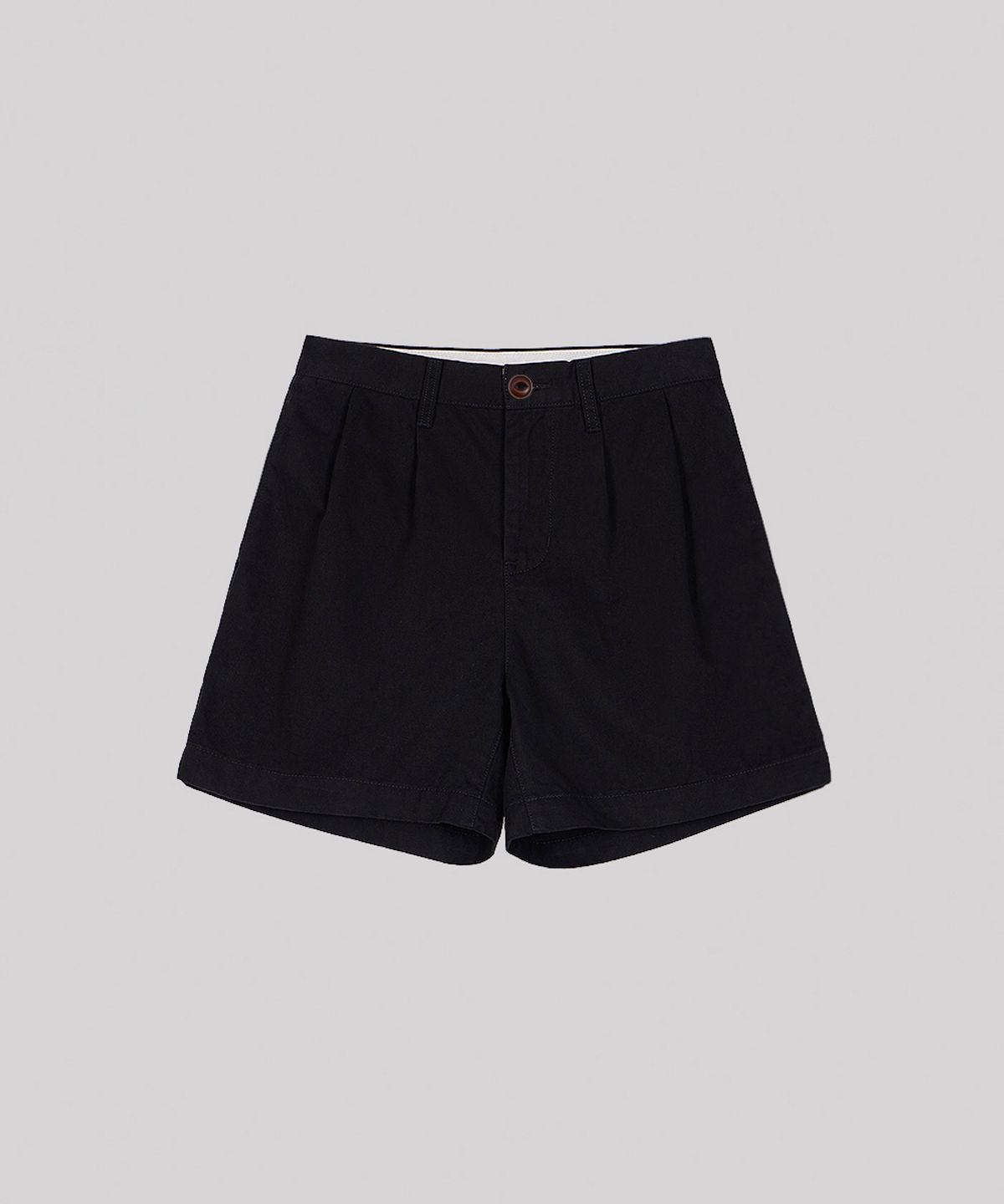 헤인트(HAINT) CLASSIC STANDARD STRAIGHT FIT COTTON SHORT PANTS 4COL_BLACK