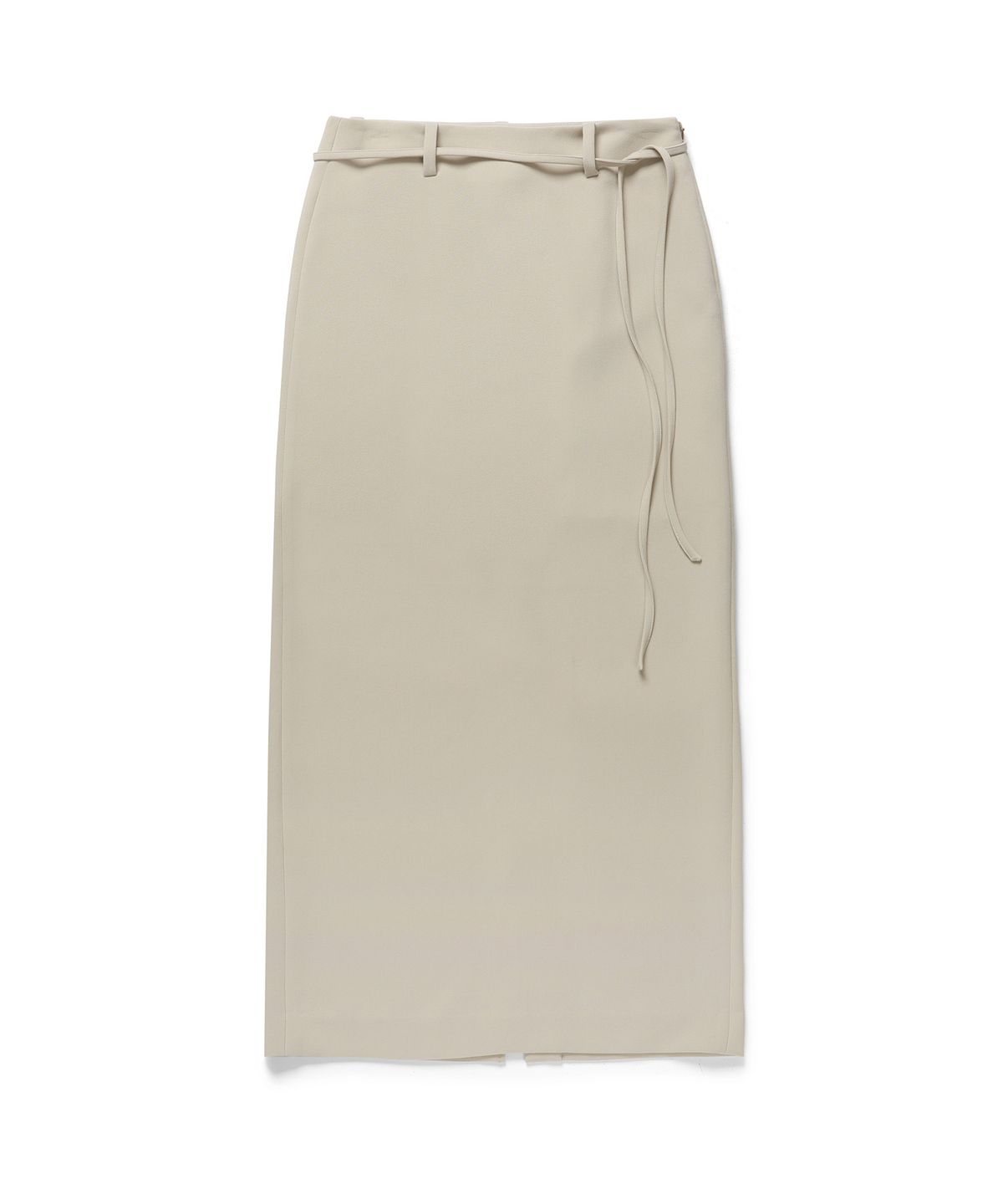 커스텀어클락 우먼(COSTUMEOCLOCK WOMAN) 포멀 슬릿 H라인 맥시 스커트 베이지 COWSK002BEIGE