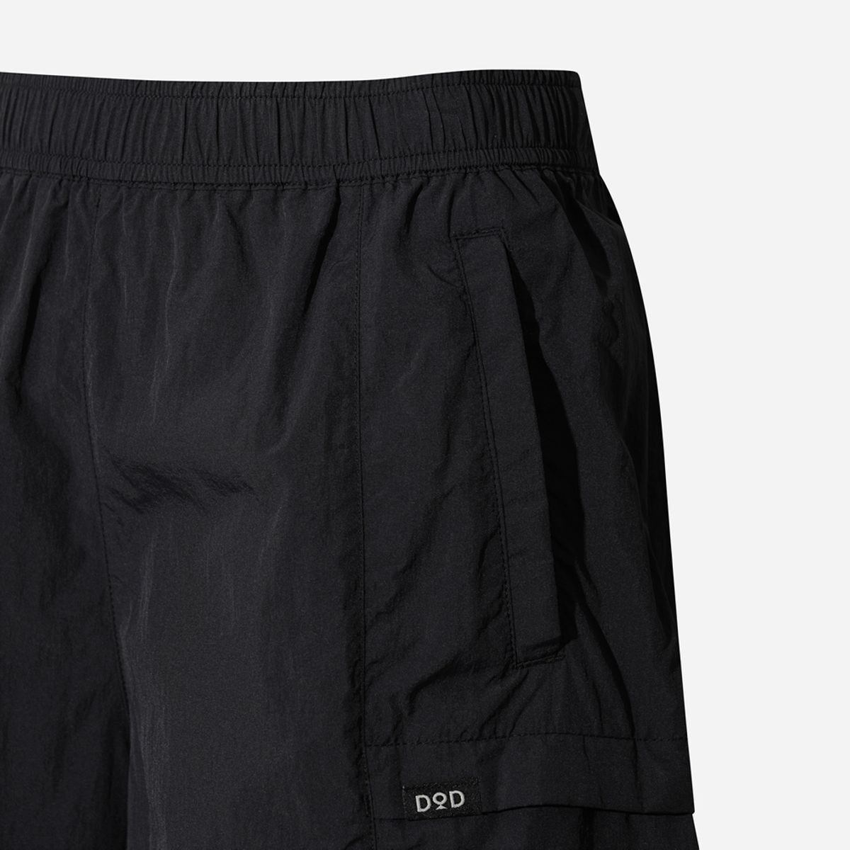 디오디(DOD) 여성) 에센셜 타슬란 포켓 반바지(BLACK)
