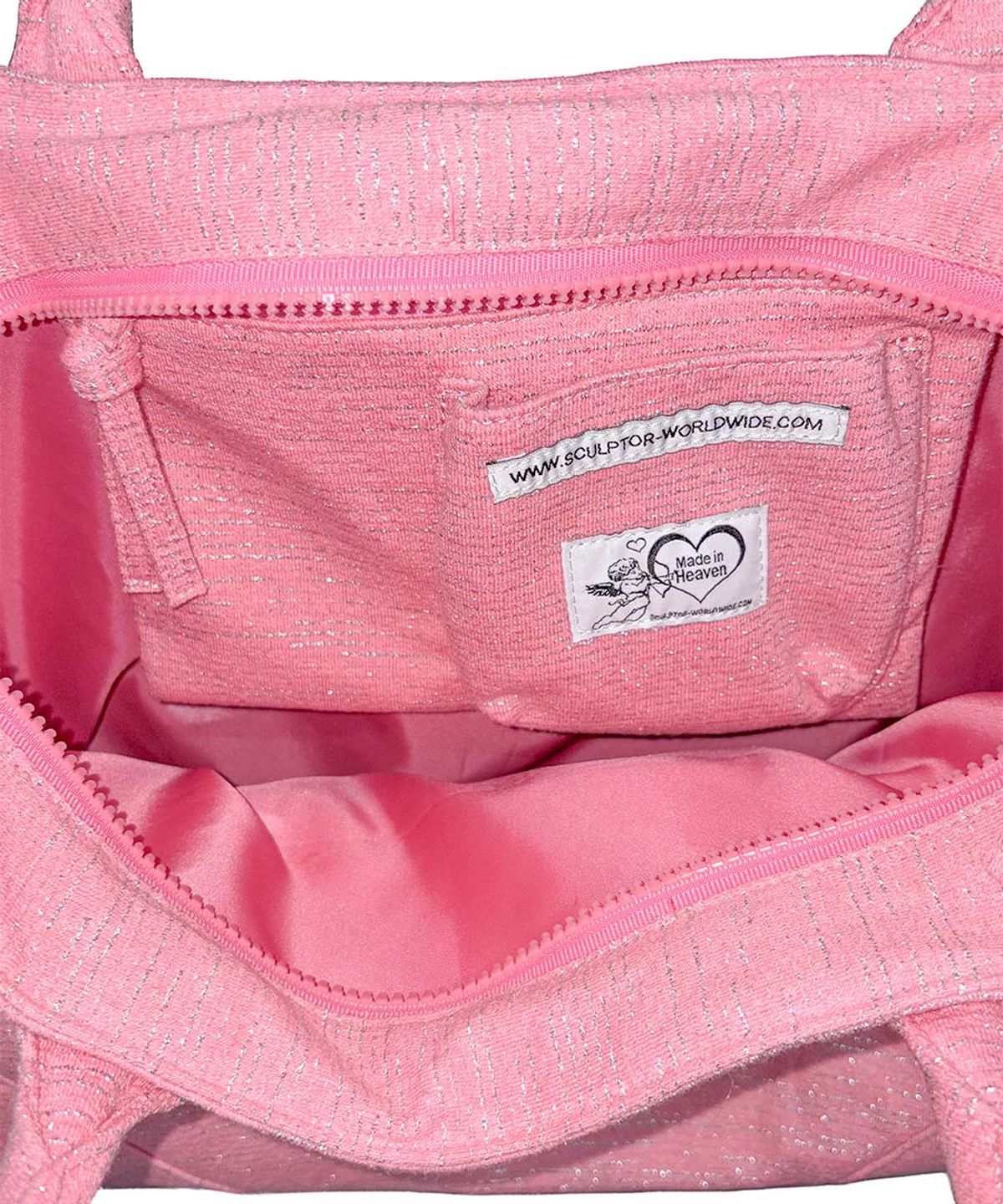 스컬프터(SCULPTOR) Chain Terry Bag Acid Pink
