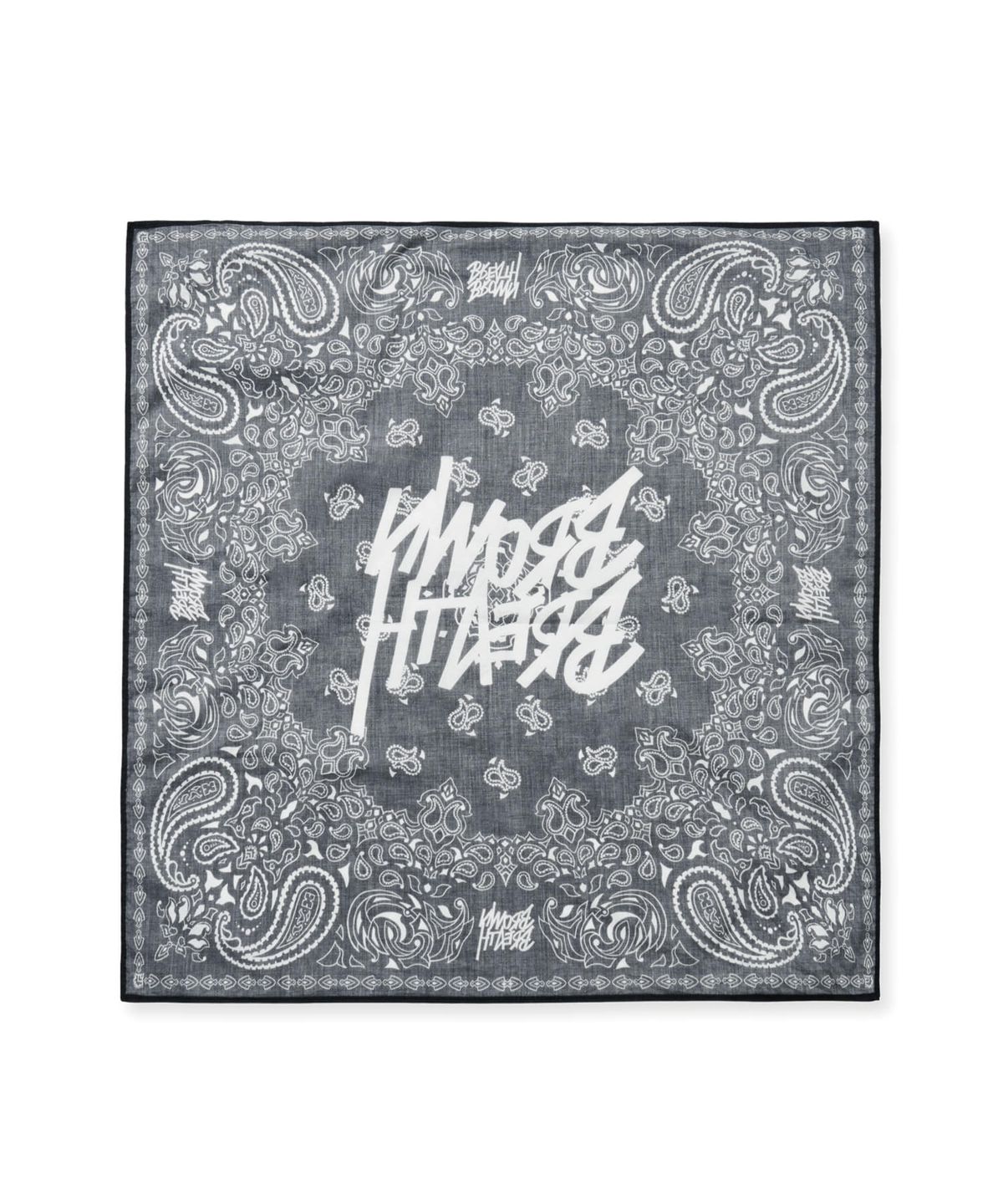 브라운브레스 키즈(BROWNBREATH KIDS) KIDS PAISLEY TAG BANDANA - BLACK