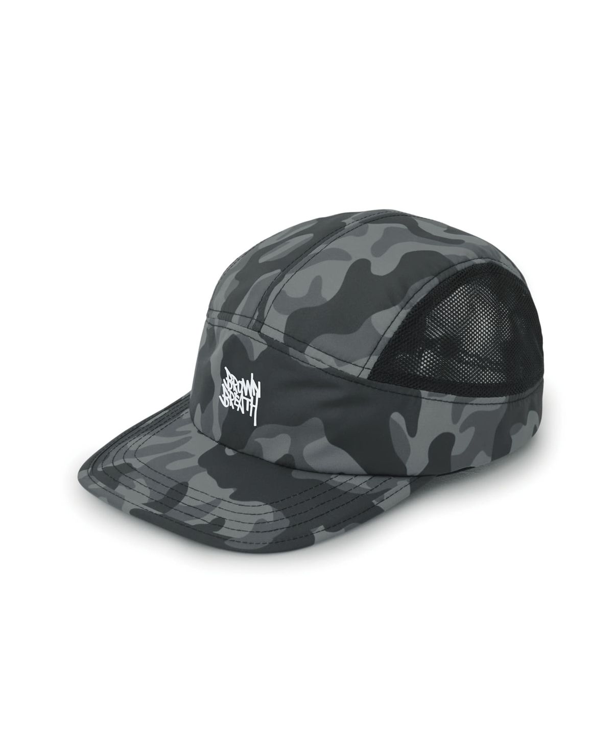 브라운브레스 키즈(BROWNBREATH KIDS) KIDS BB HALF MESH CAMP CAP - DARK GREY