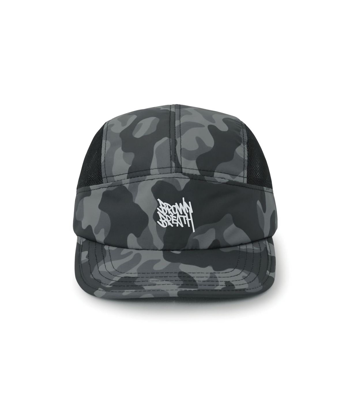 브라운브레스 키즈(BROWNBREATH KIDS) KIDS BB HALF MESH CAMP CAP - DARK GREY