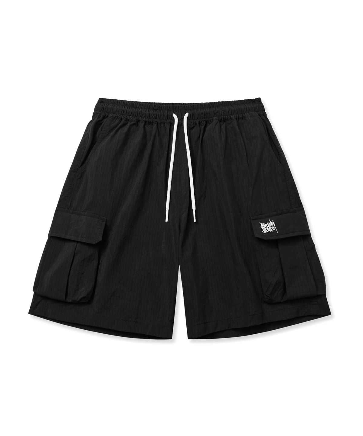 브라운브레스 키즈(BROWNBREATH KIDS) KIDS TAG LIGHT UTILITY SHORTS - BLACK