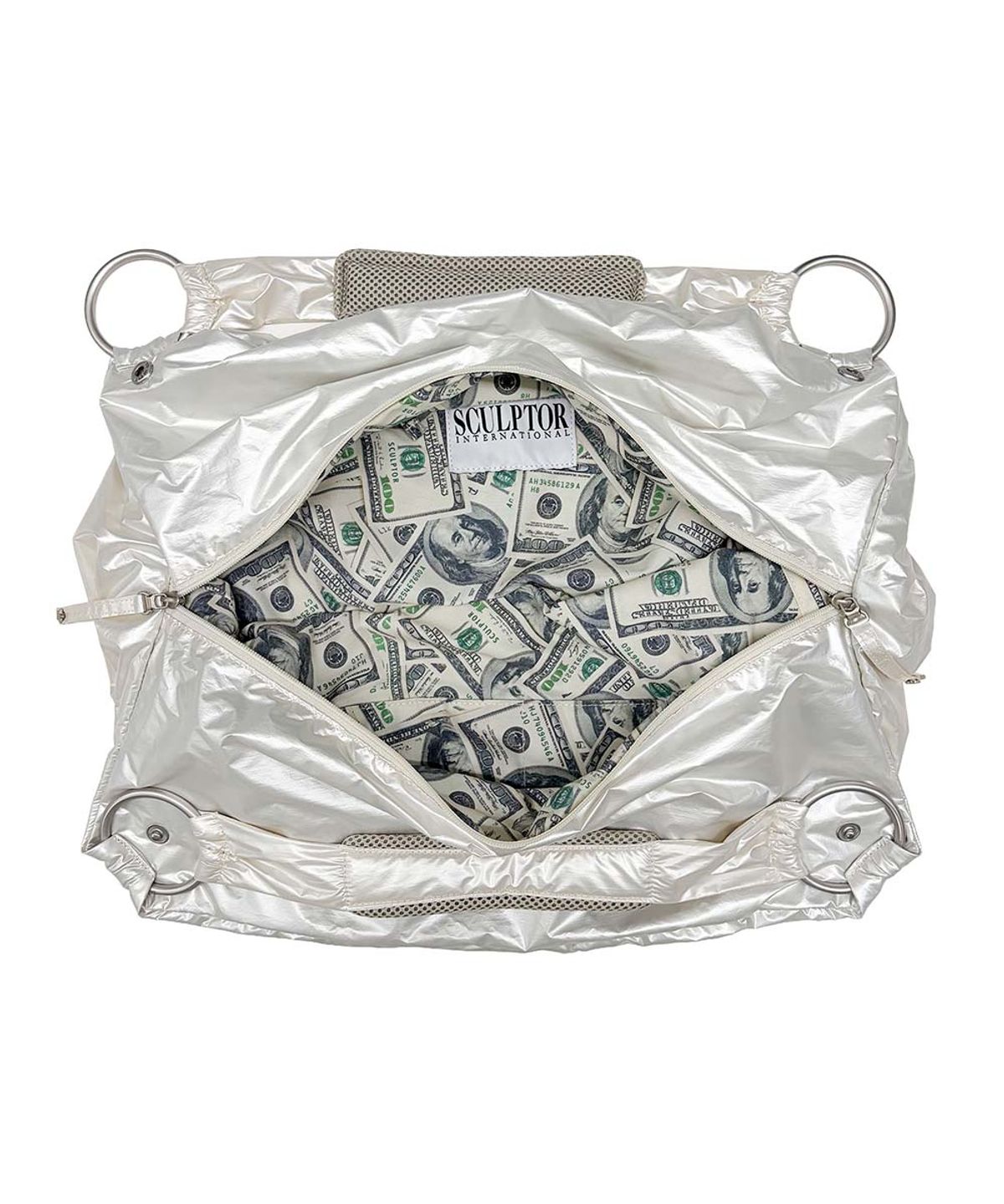 스컬프터(SCULPTOR) Angelic Hobo Bag Pearl