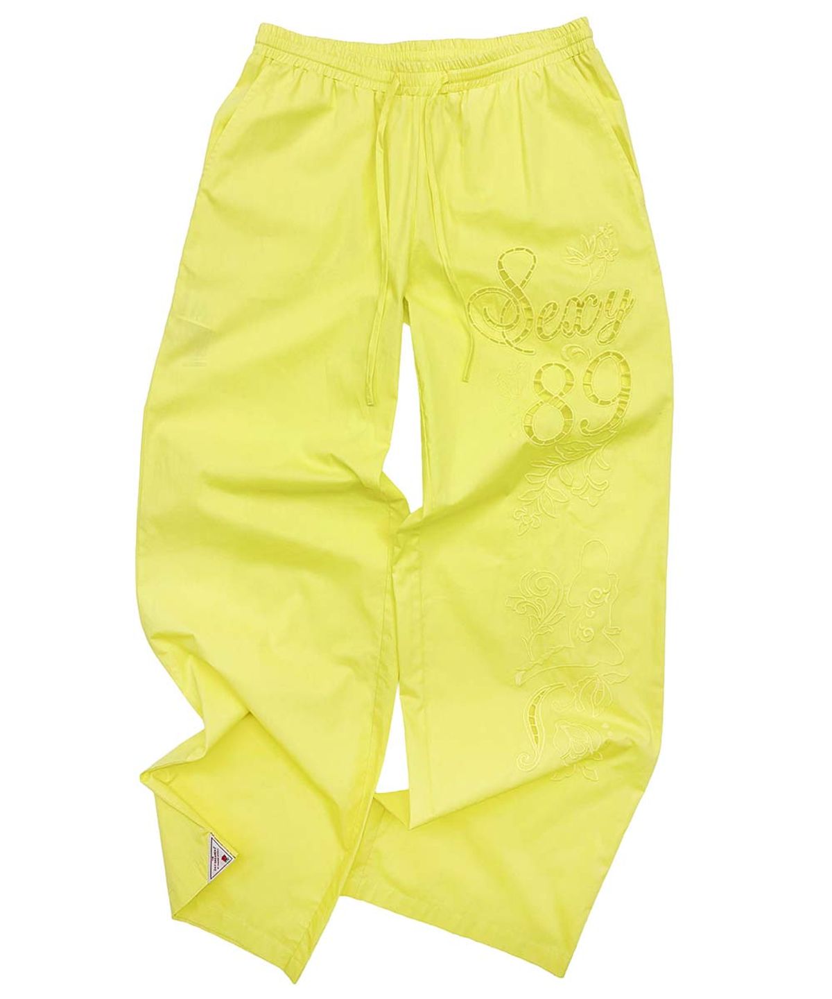 스컬프터(SCULPTOR) Eyelet Embroidery Pants Neon